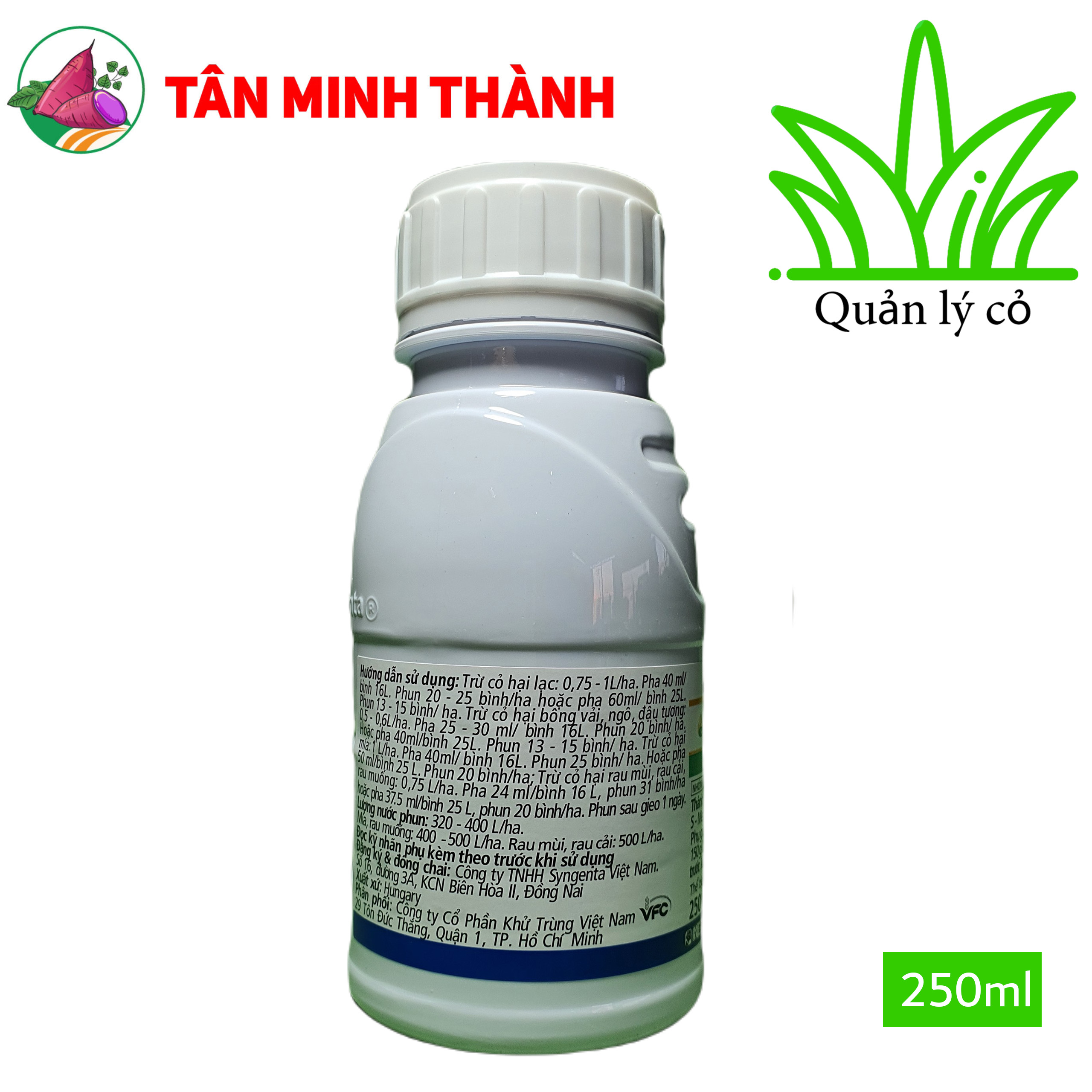 Dual Gold 960EC - Thuốc trừ cỏ tiền nảy mầm cạn cho khoai lang, lạc, đậu phộng, bắp, mía