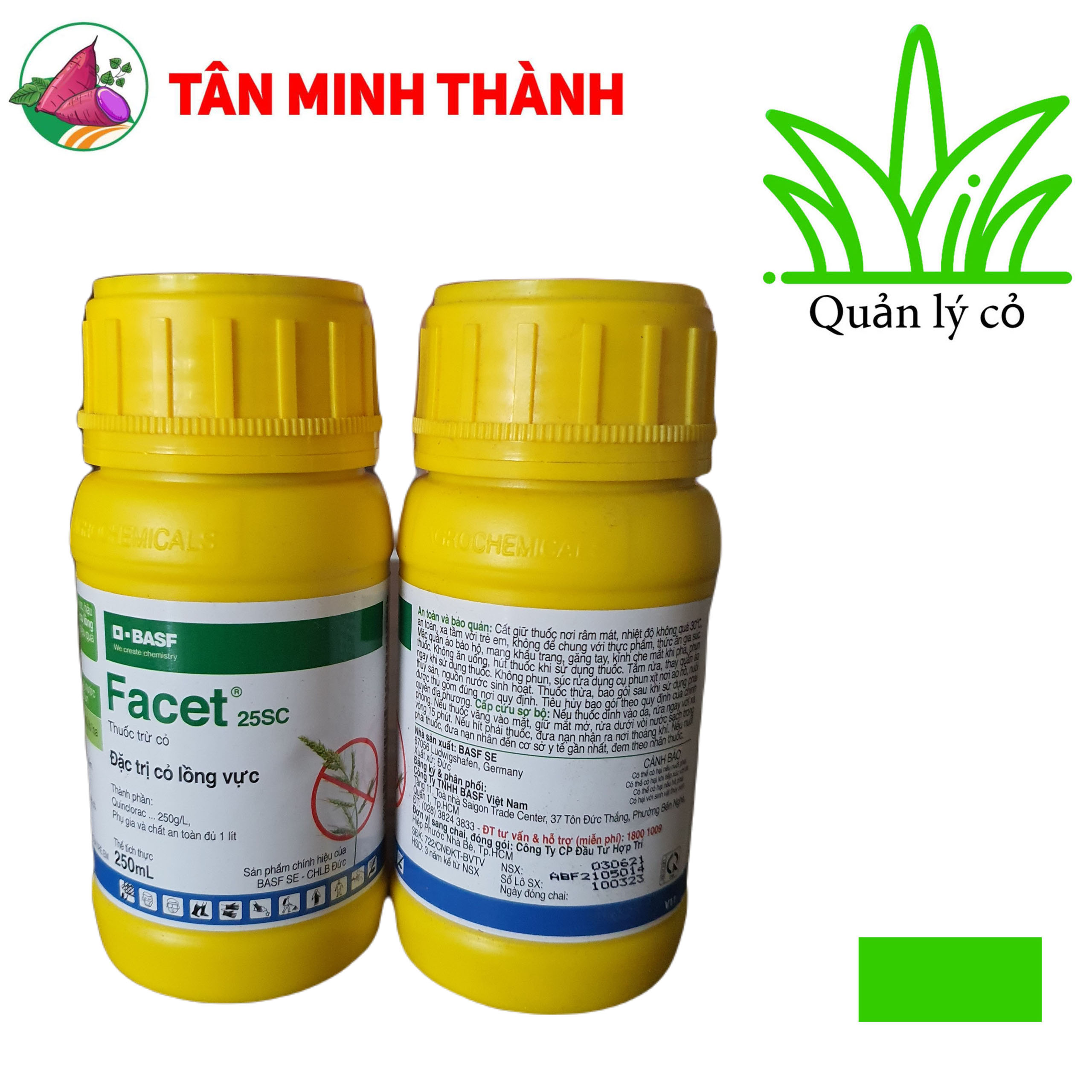 Facet 25SC - Thuốc đặc trị diệt cỏ lồng vực cho ruộng lúa