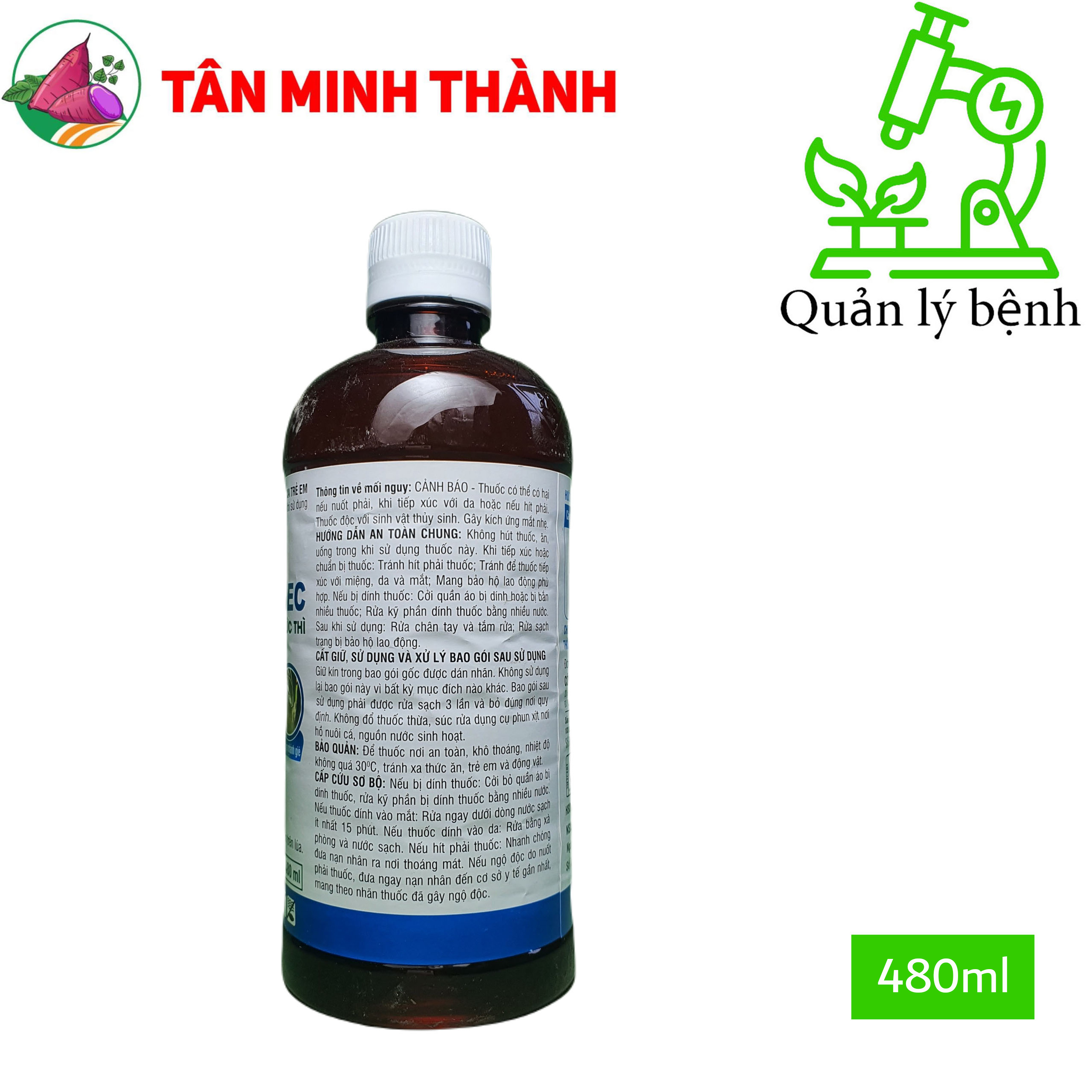 Fuan 40EC - Thuốc đặc trị đạo ôn lá, đạo ôn cổ bông, thối cổ gié, đốm lá trên lúa