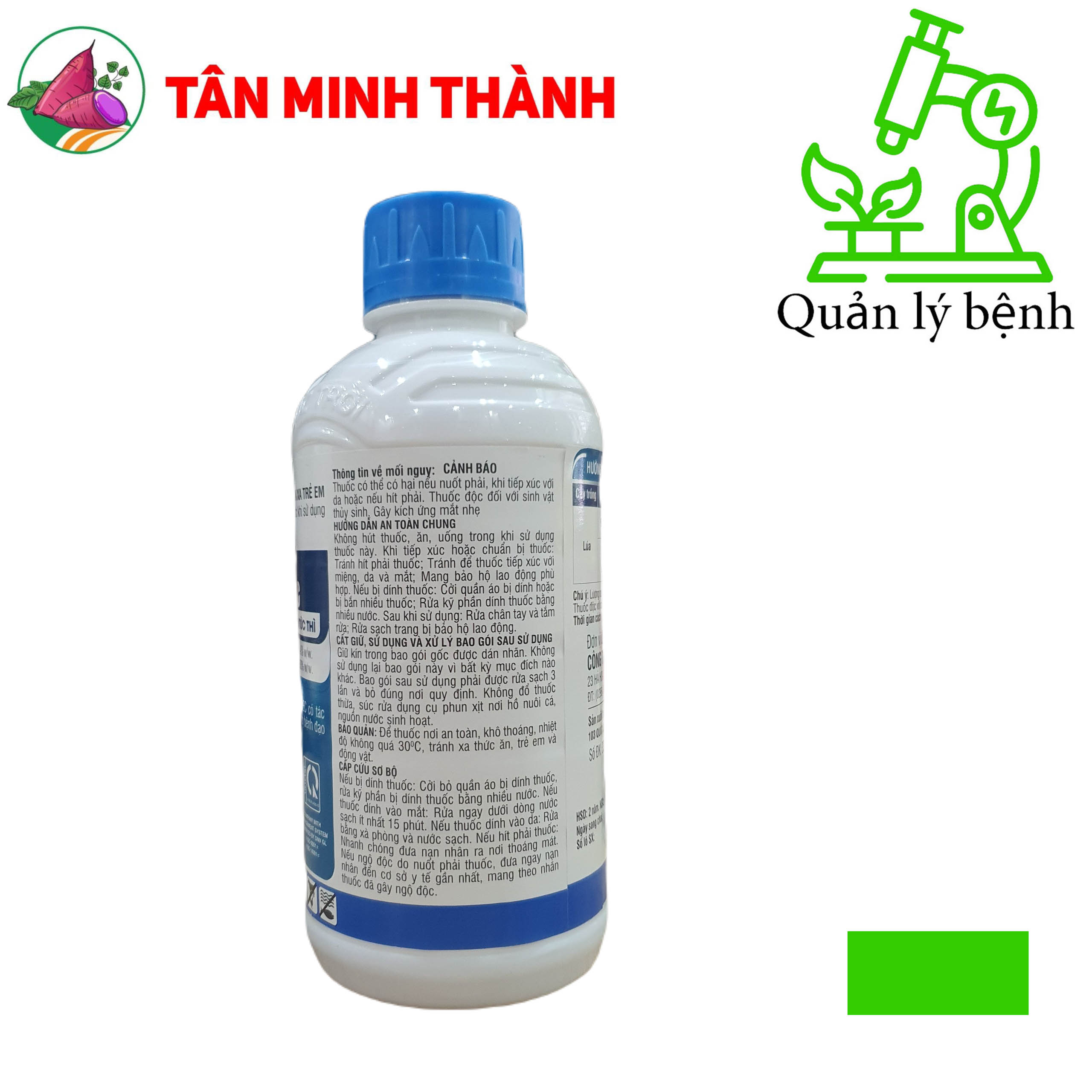 Fuan 40EC - Thuốc đặc trị đạo ôn lá, đạo ôn cổ bông, thối cổ gié, đốm lá trên lúa