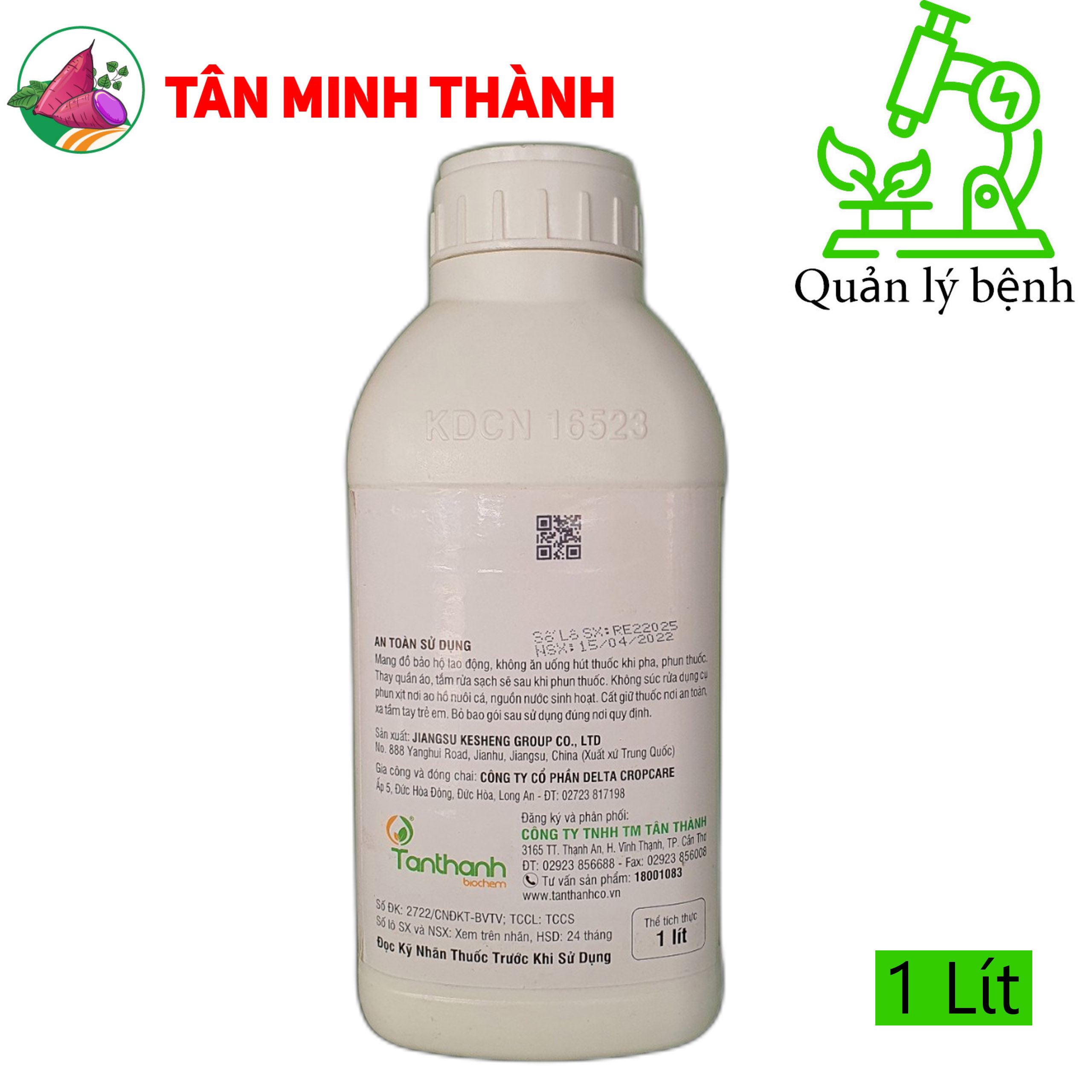 Fulvil Tân Thành 5SC - Thuốc trừ bệnh khô vằn, lem lép hạt, rỉ sắt, thán thư, nấm hồng, khô cành, phấn trắng, vàng lá, rụng lá