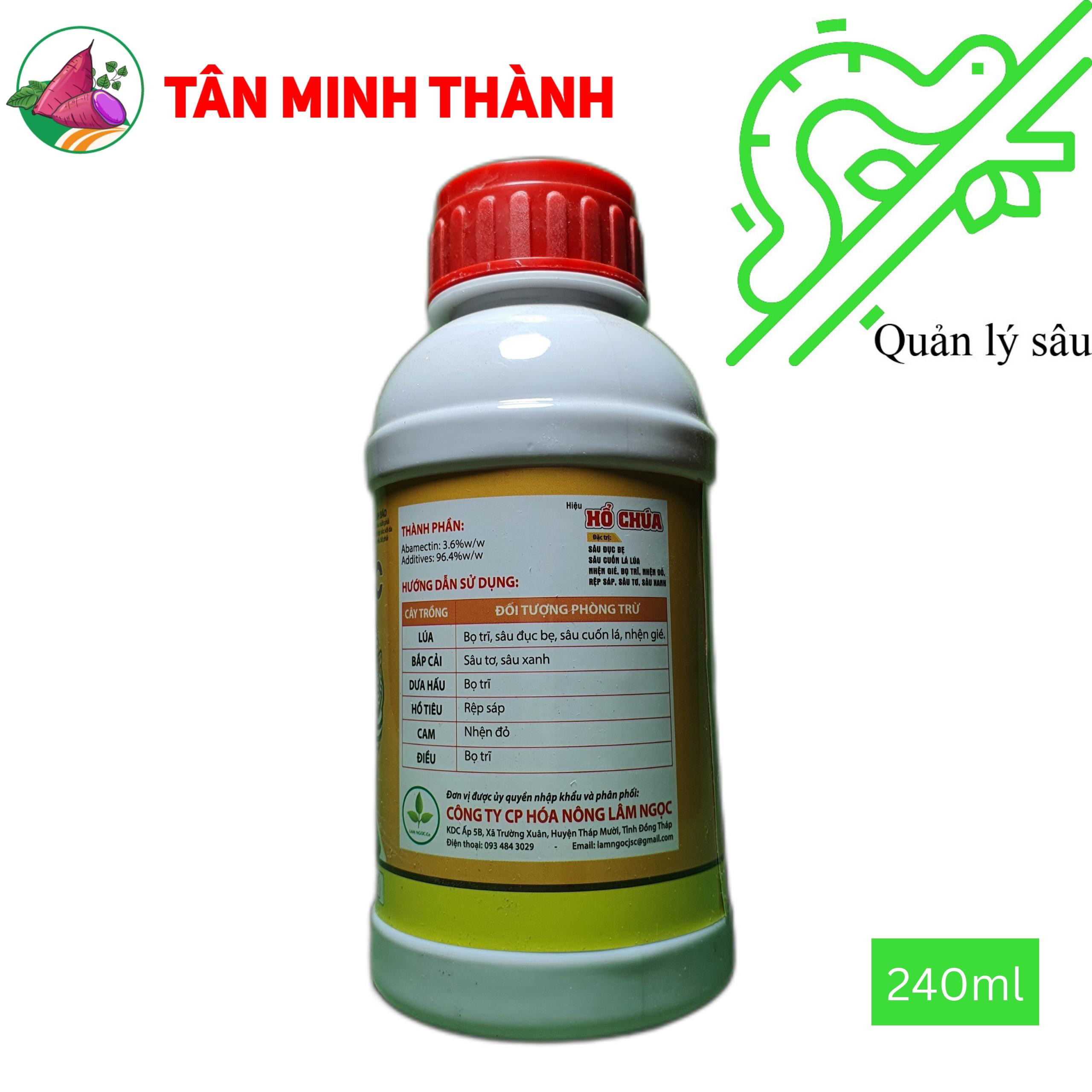 Haihamec 3.6EC Hổ Chúa Đục - Thuốc trừ sâu sinh học đặc trị sâu đục bẹ, sâu cuốn lá, nhện gié, bọ trĩ, nhện đỏ, rệp sáp, sâu tơ, sâu xanh