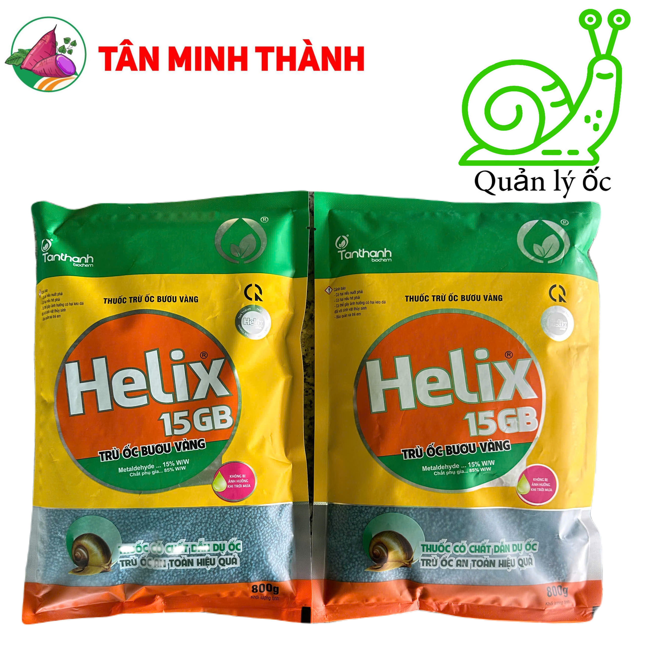 Helix 15GB - Thuốc bả mồi trừ ốc bươu vàng