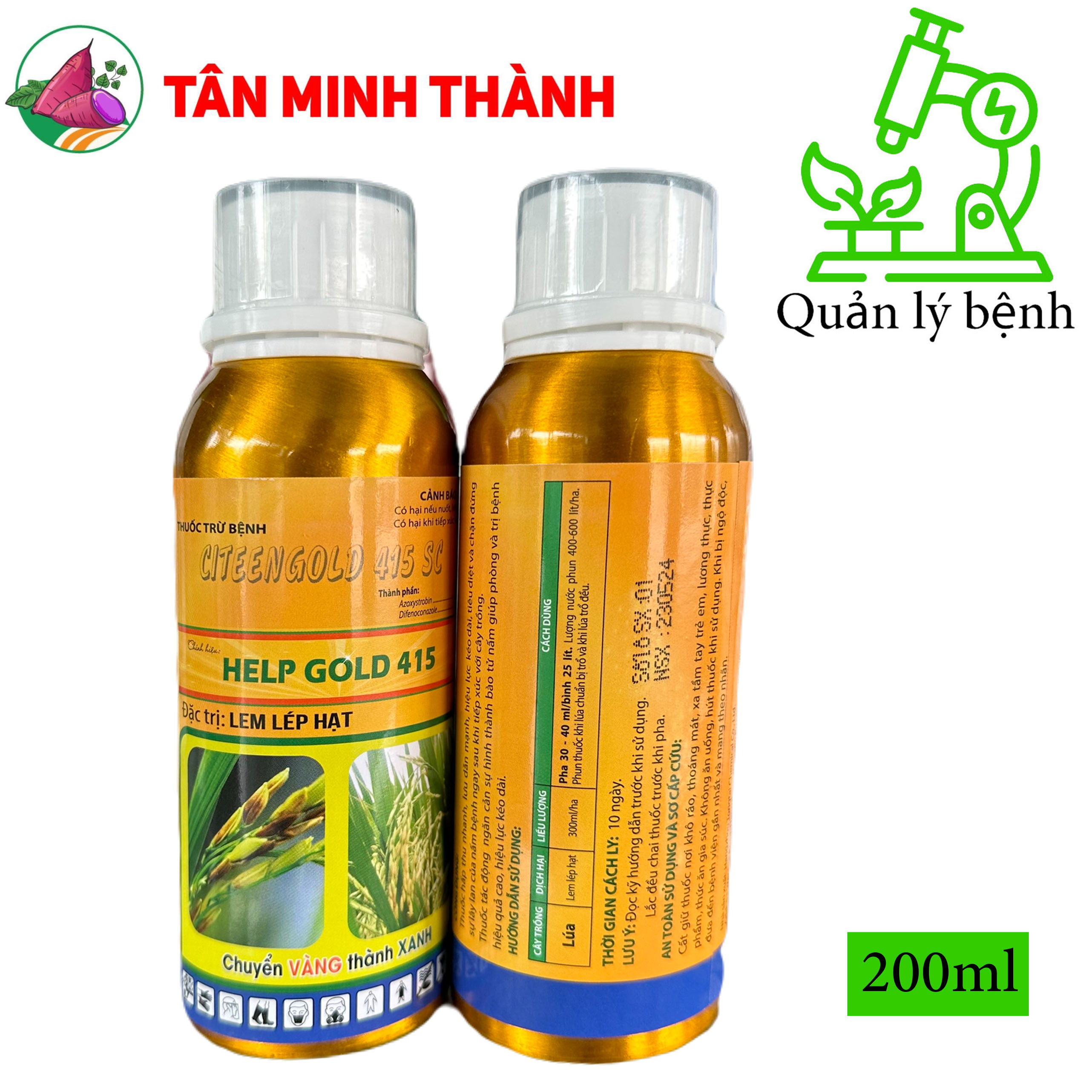 Help Gold - Citeengold 415SC - Thuốc đặc trị lem lép hạt