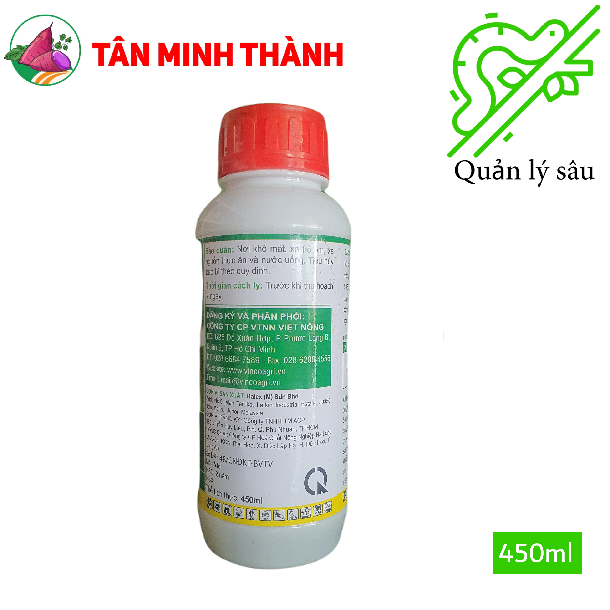 Hifi 5.4EC - Thuốc trừ sâu sinh học đặc trị sâu cuốn lá, nhện gié, bọ trĩ, nhện đỏ, bọ xít muỗi, bù lạch