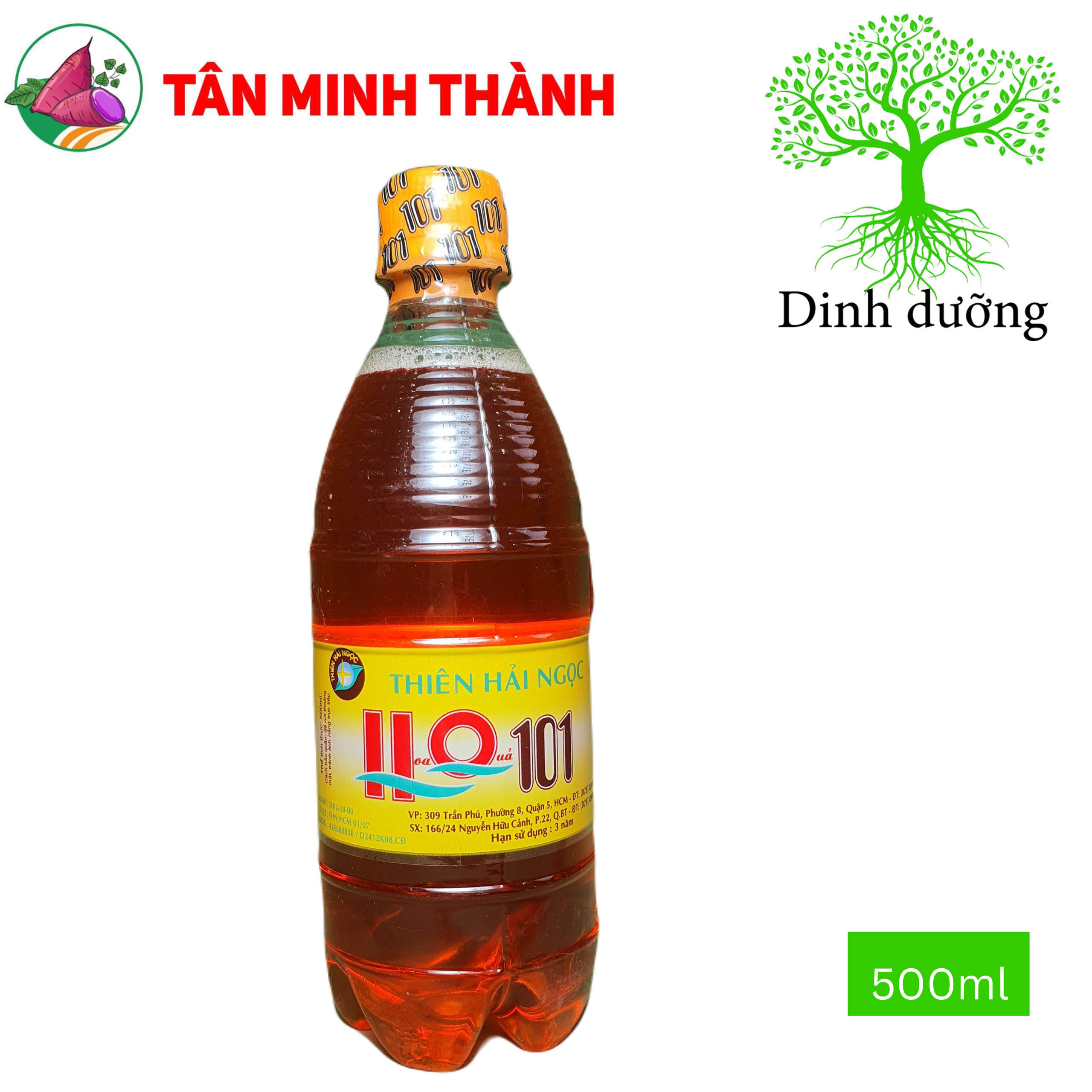 HQ 101 Thiên Hải Ngọc - Kích thích ra hoa đồng loạt, chống rụng hoa, rụng trái, tăng năng suất, nặng ký