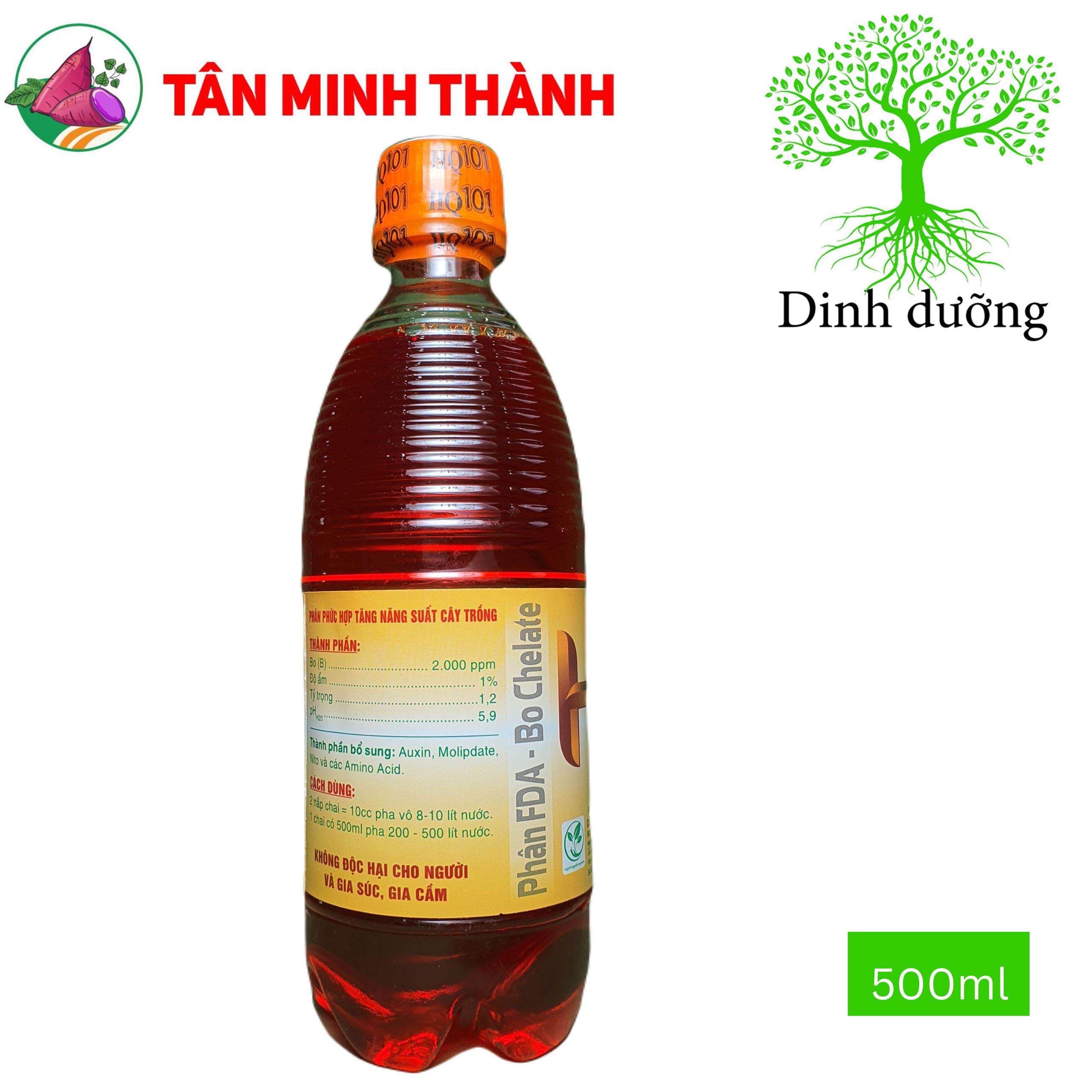 HQ 101 Bo - Giúp cây ra hoa đồng loạt, chống rụng hoa, rụng trái, nặng ký, tăng năng suất