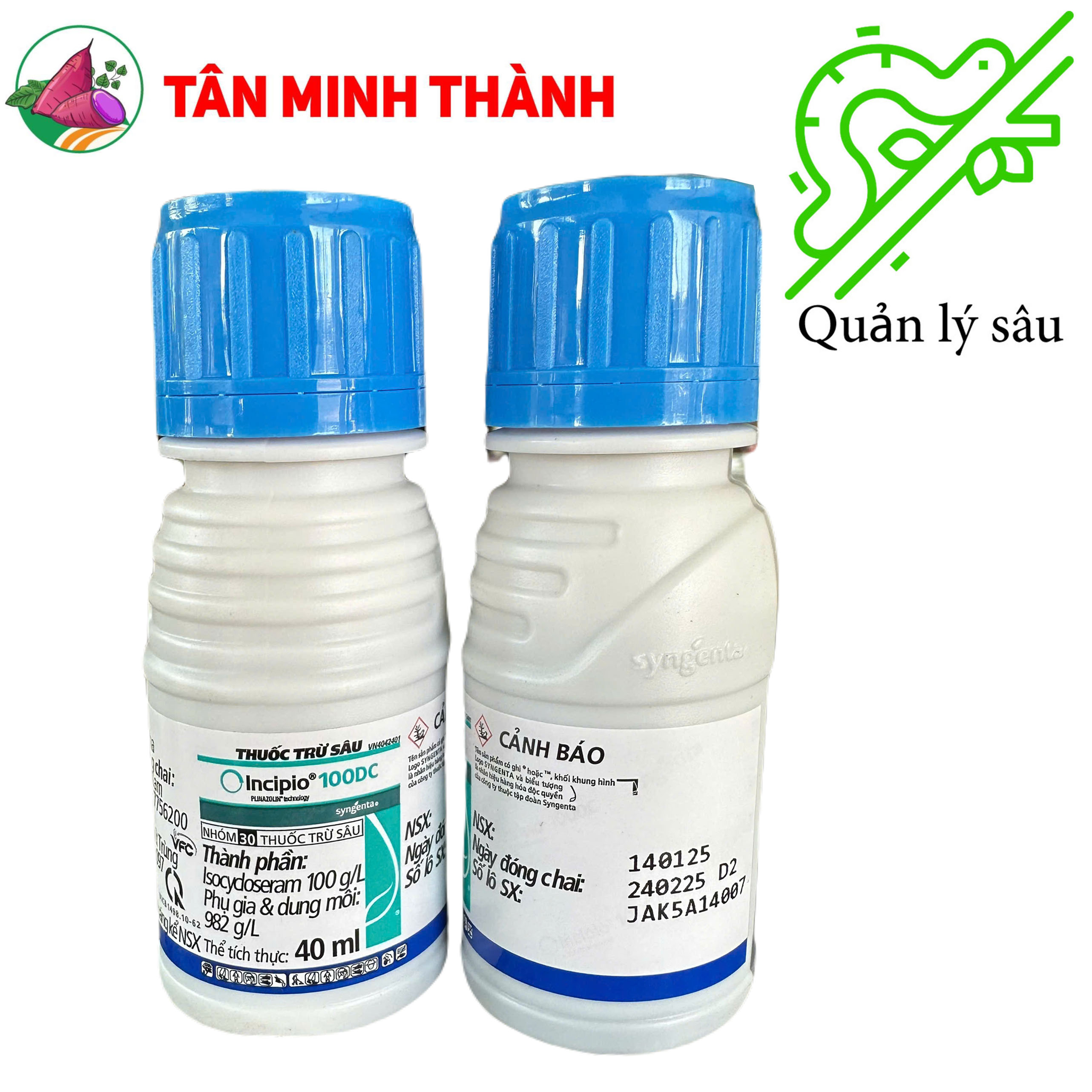 Incipio 100OD - Thuốc trừ sâu cuốn lá, sâu ống hành, sâu tơ