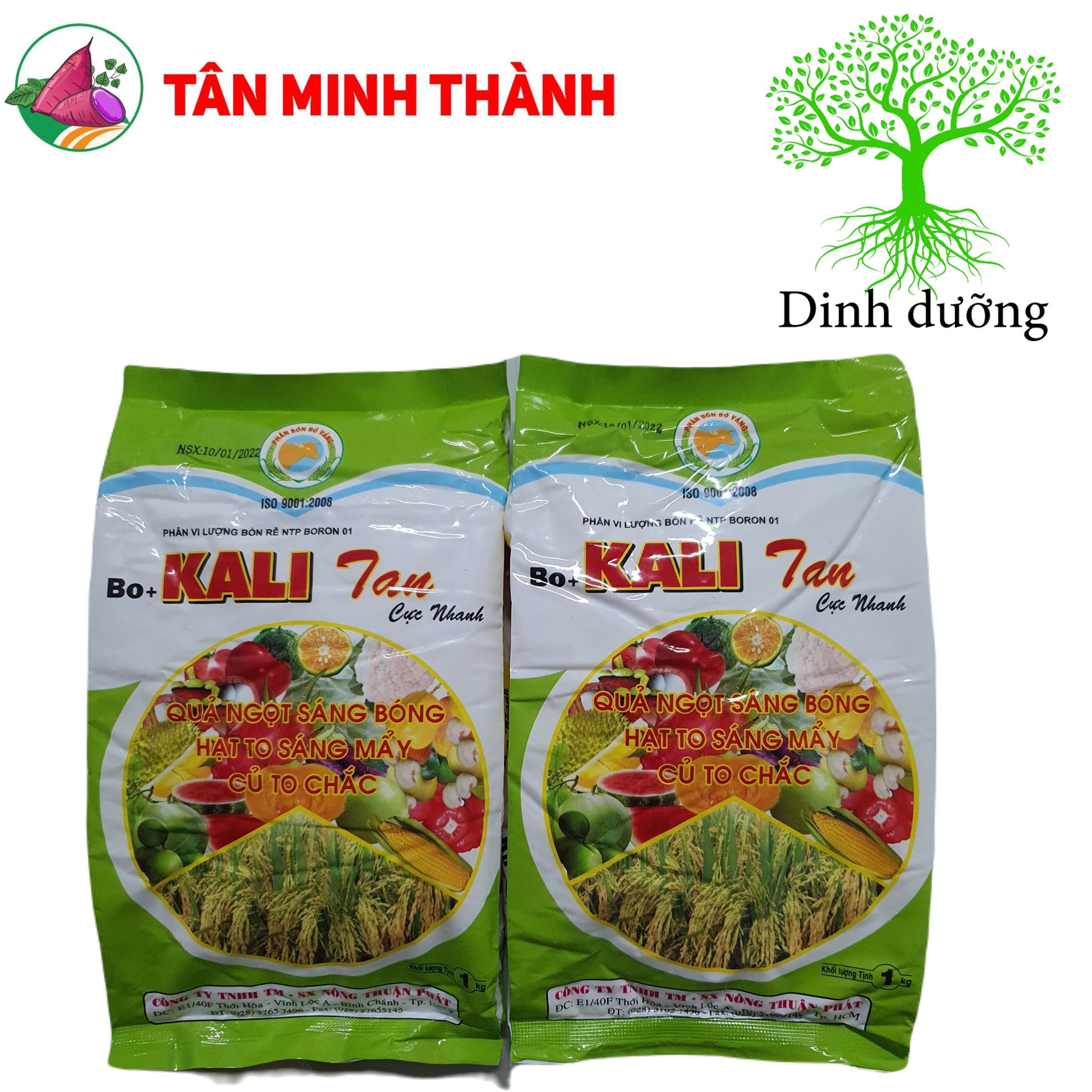 Kali Sulphate - Thuốc to củ, lớn trái, nặng ký, đẹp màu, vô gạo