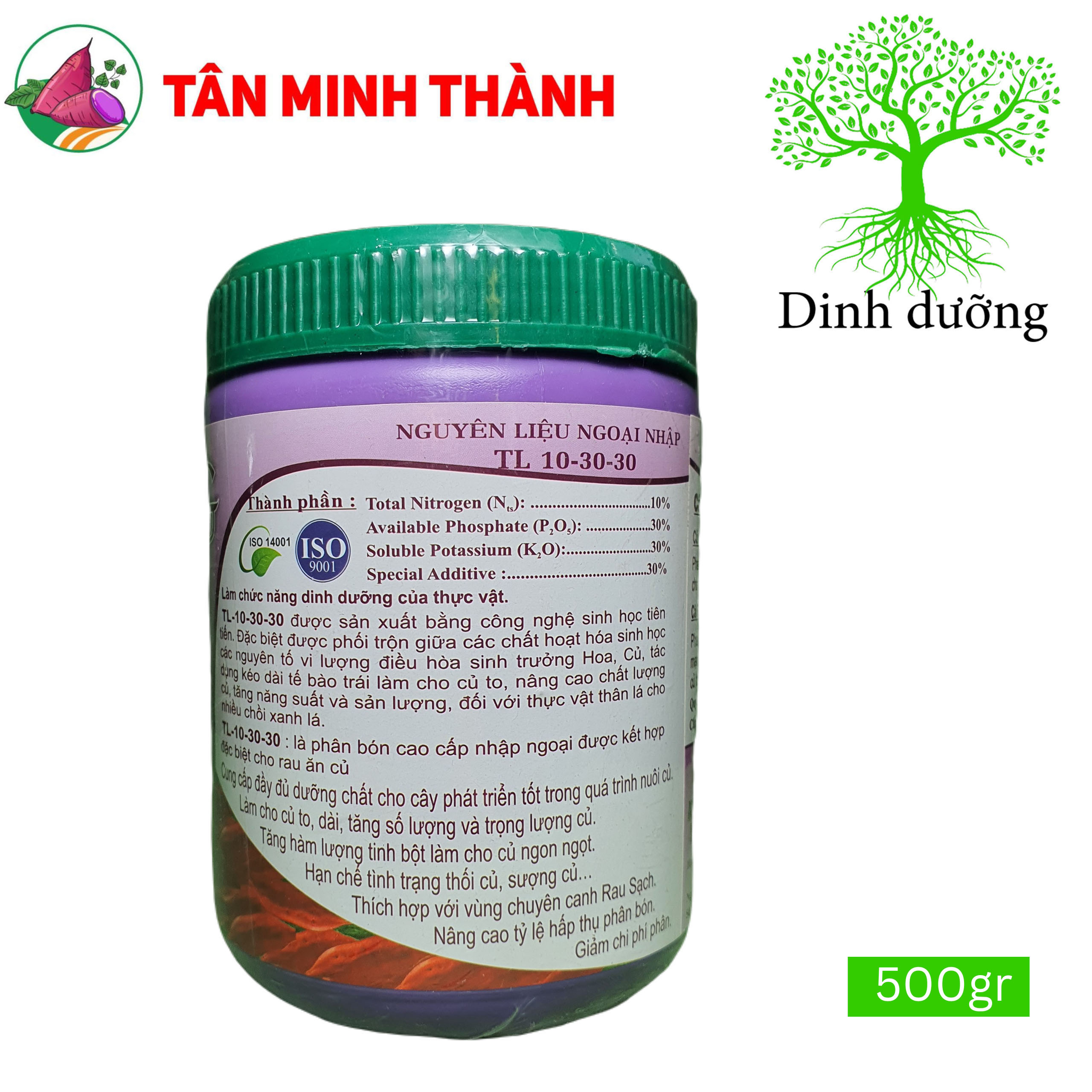 Khoai Lang 3G - Thuốc to củ, nặng ký, bóng da, đẹp màu, chống thối củ, sượng củ