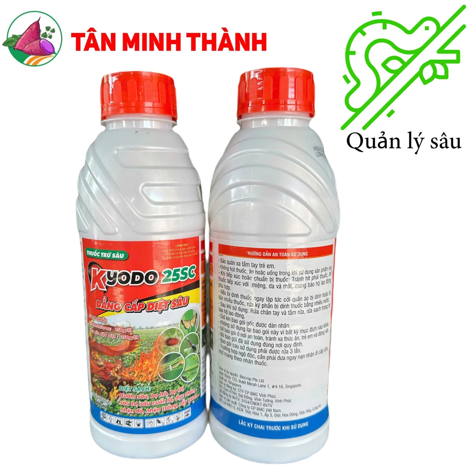 Kyodo 25SC Đẳng Cấp Diệt Sâu - Thuốc trừ bướm sâu, bọ hà, bọ trĩ, sâu tơ, sâu cuốn lá, sâu đục thân, nhện đỏ, nhện trắng