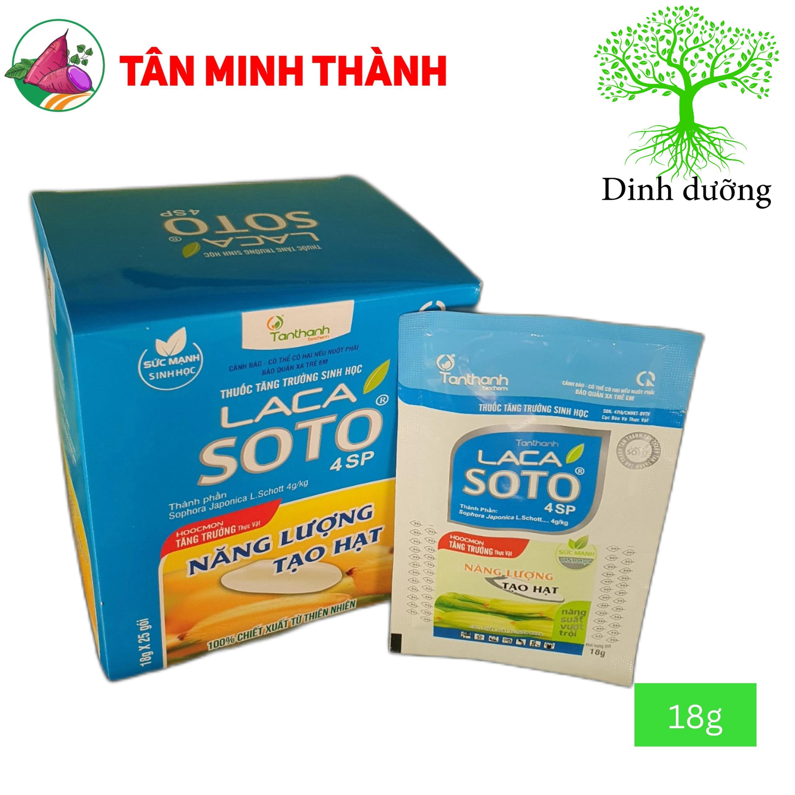 Lacasoto 4SP - Thuốc kích thích sinh trưởng, to hạt, chắc cậy, sáng hạt, nặng ký
