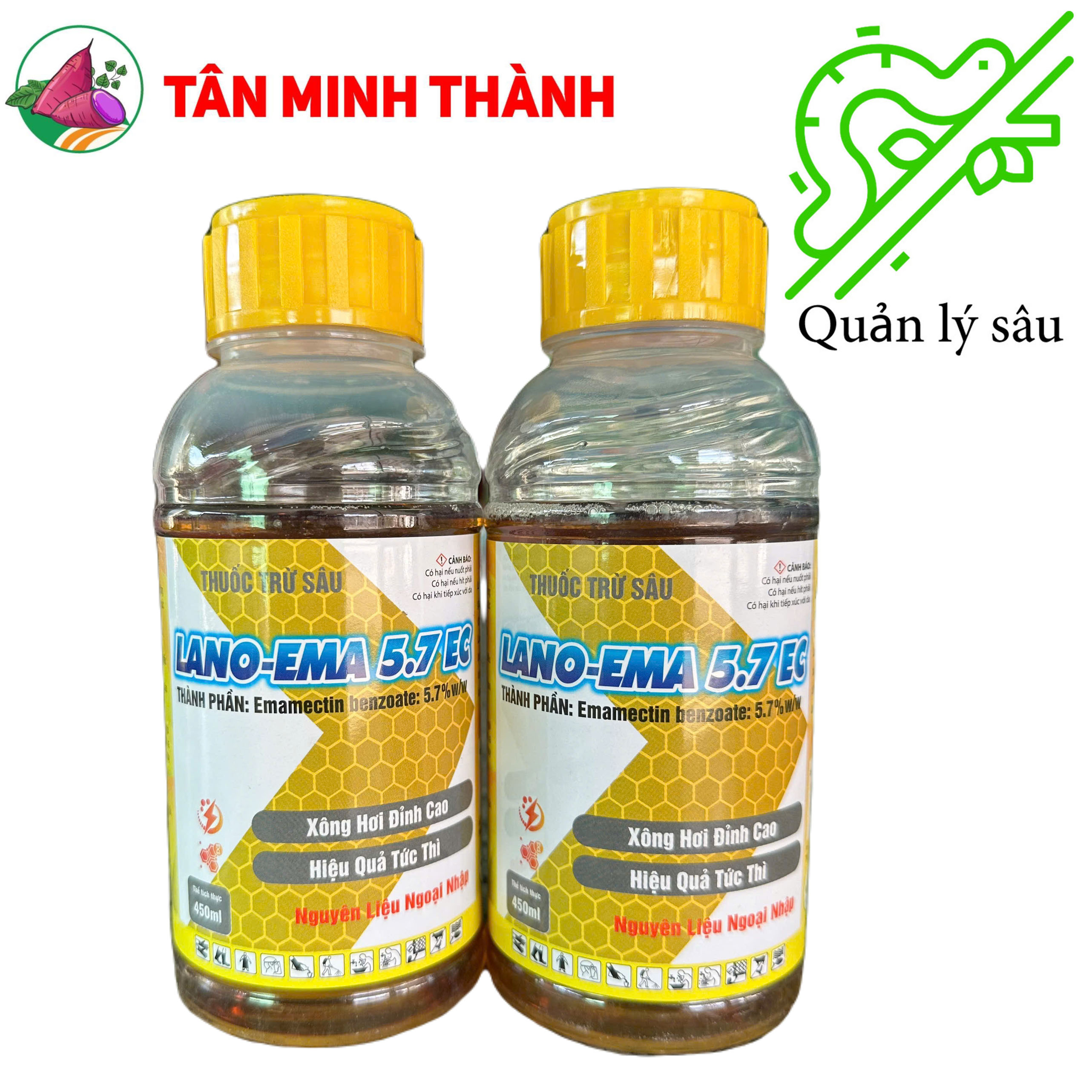 Lano Ema 5.7EC - Thuốc trừ sâu sinh học, đặc trị sâu khoang, sâu ăn lá, sâu đục thân