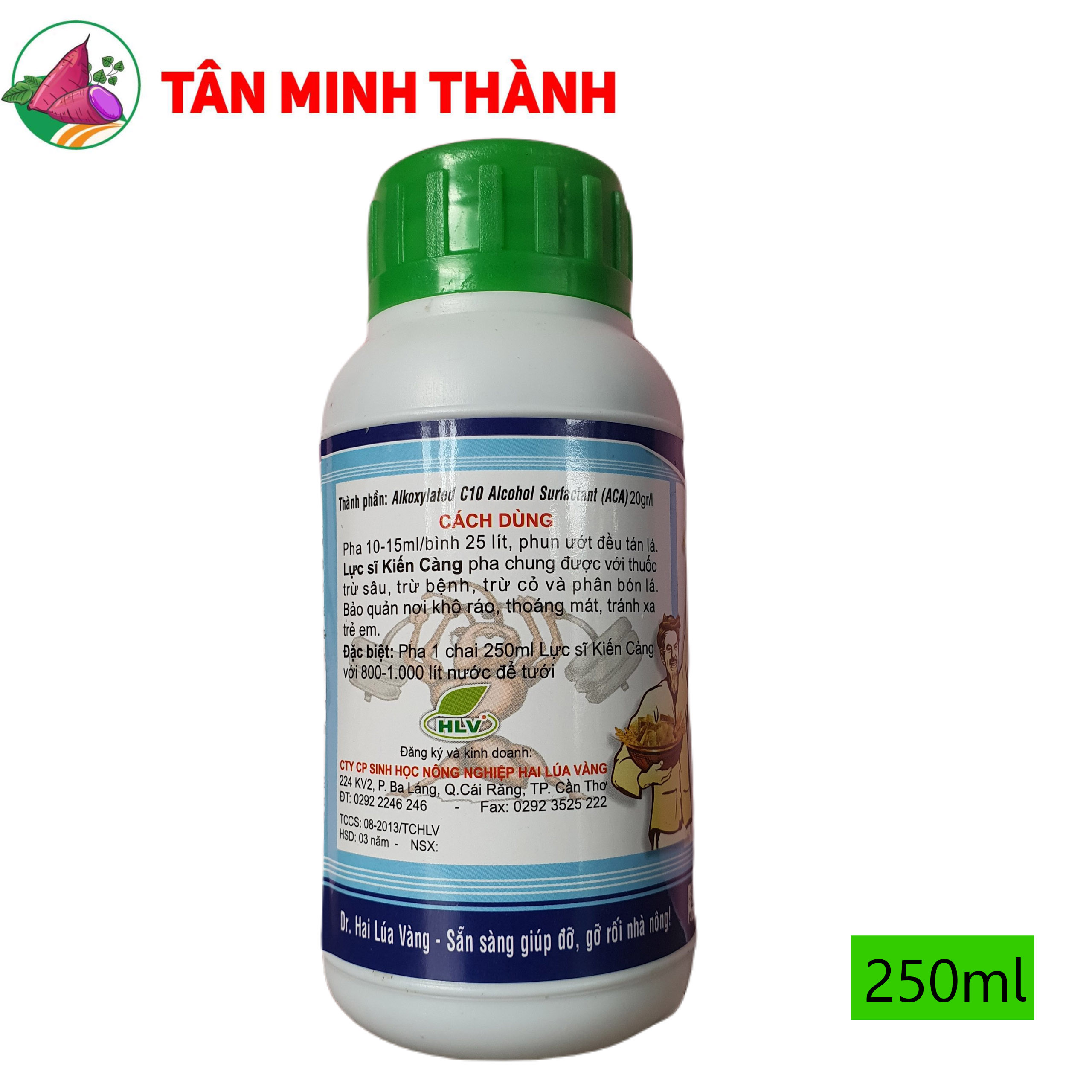 Lực Sĩ Kiến Càng - Chất trợ lực, lưu dẫn, thấm sâu, tăng hiệu quả thuốc bảo vệ thực vật