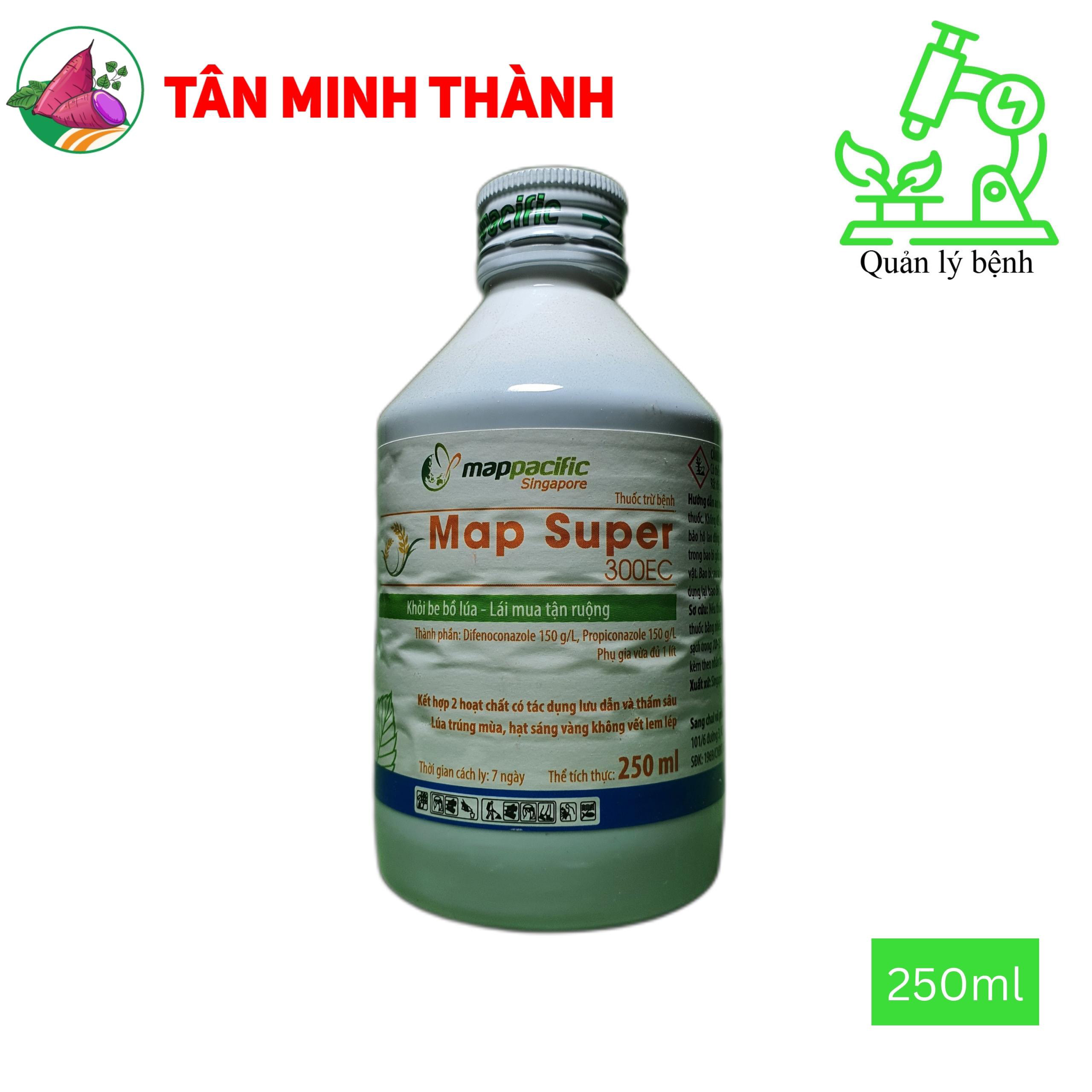 Map Super 300EC - Thuốc đặc trị thán thư, rỉ sắt, đốm lá, phấn trắng, lem lép hạt, giúp sáng hạt