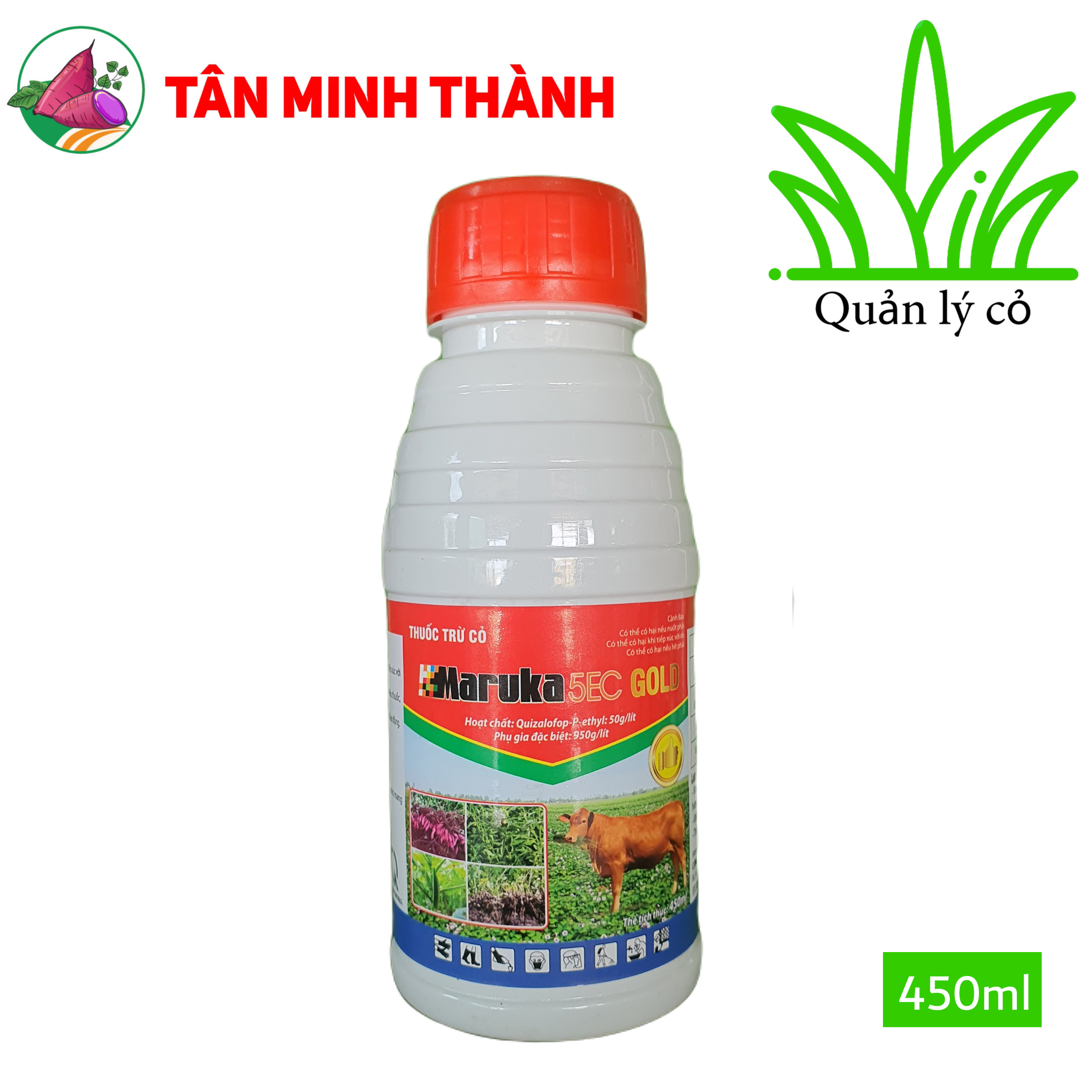 Maruka Gold 5EC - Thuốc trừ cỏ hậu nảy mầm cho khoai lang, đậu nành, đậu phộng, khoai mì, mè