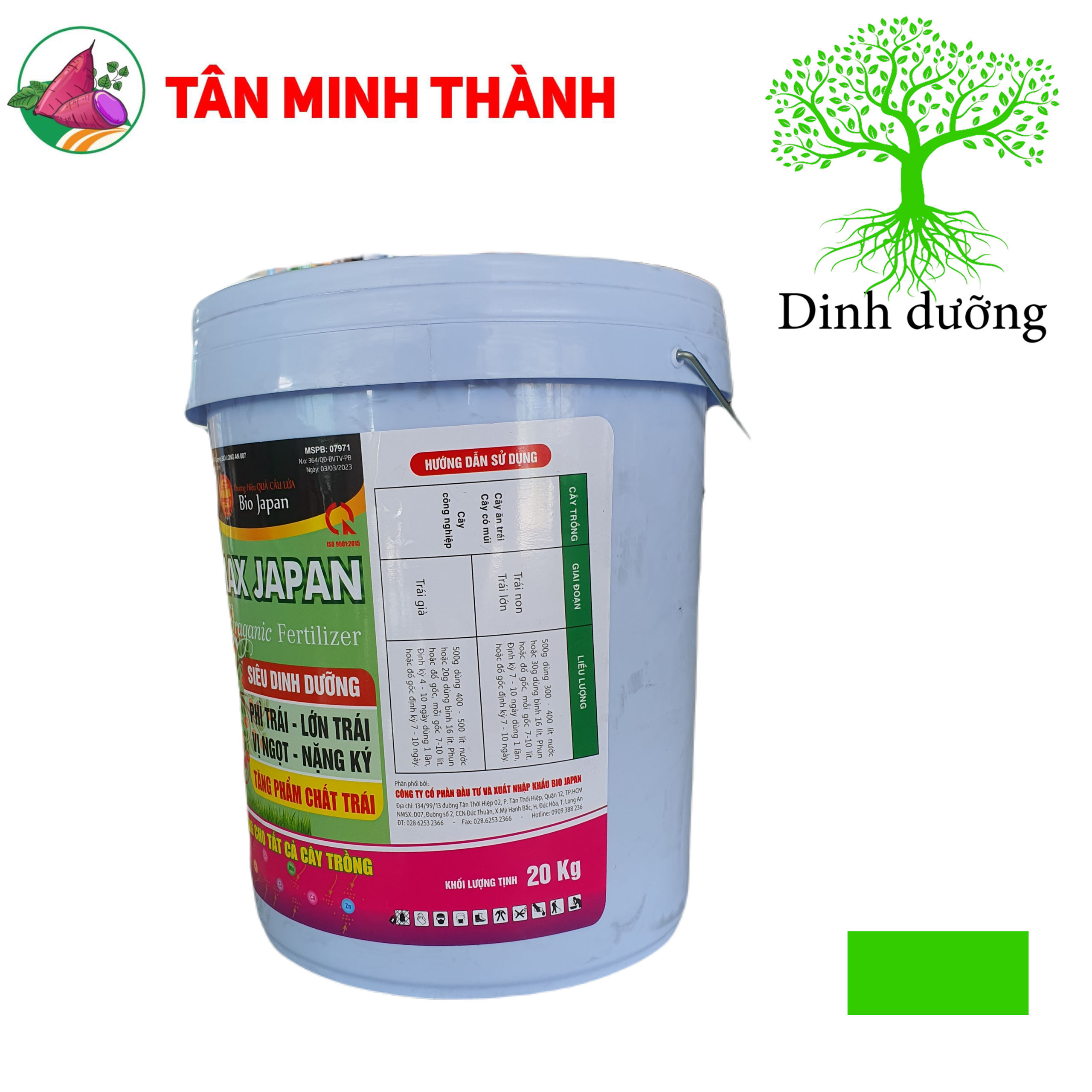 Max Japan - Giúp phì trái, lớn trái, vị ngọt, nặng ký, to trái, bóng trái