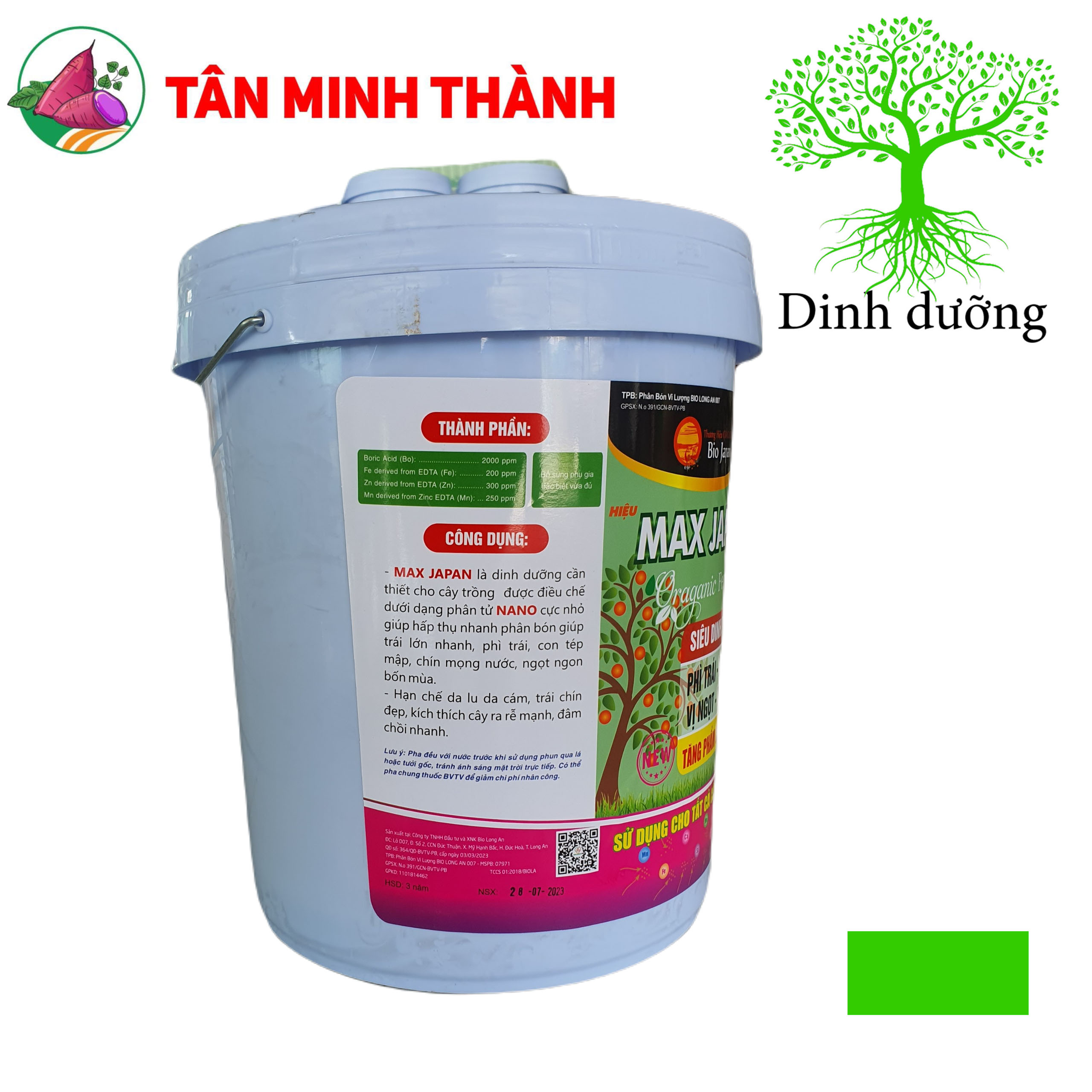 Max Japan - Giúp phì trái, lớn trái, vị ngọt, nặng ký, to trái, bóng trái