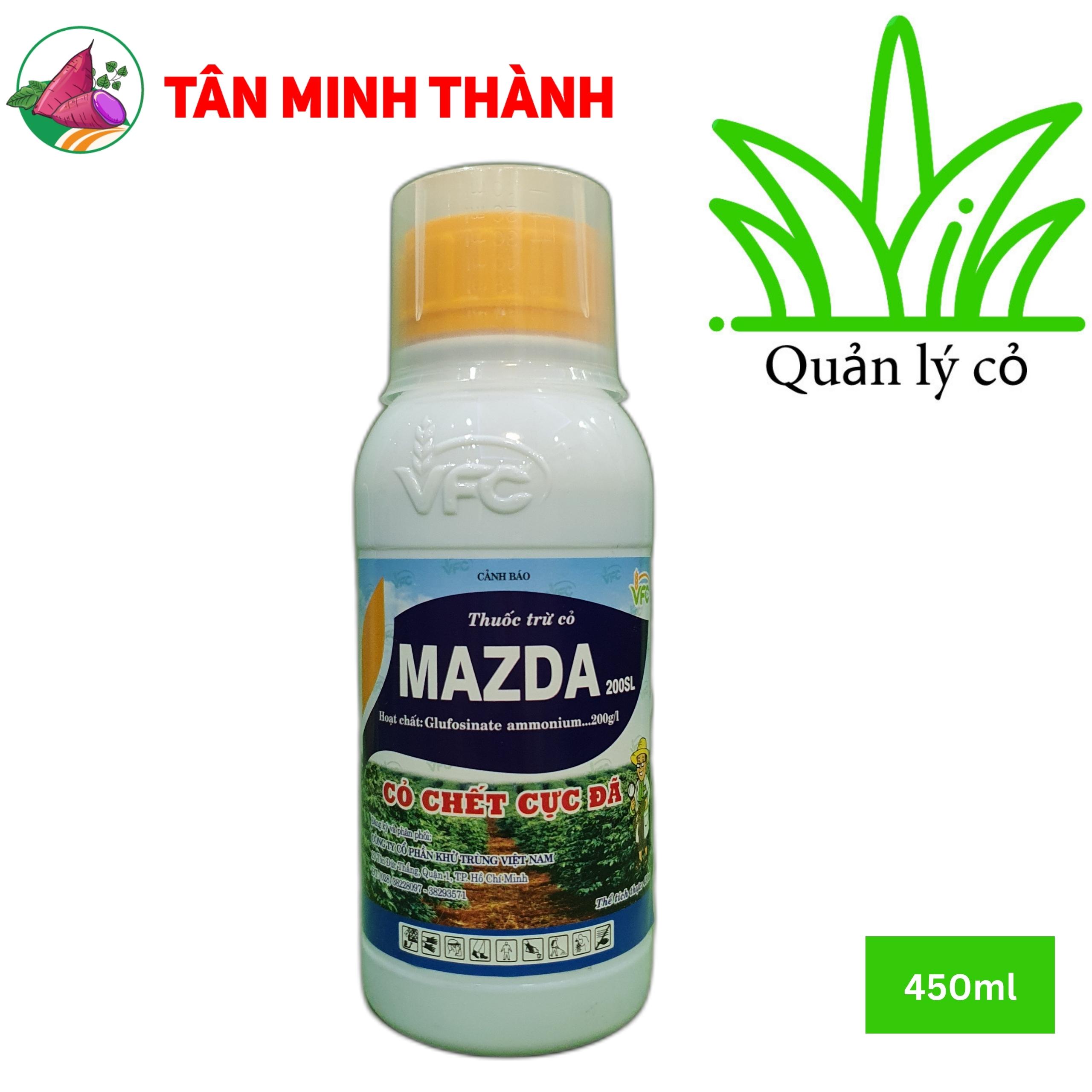 Mazda 200SL - Thuốc trừ cỏ không chọn lọc, thế hệ mới, diệt cỏ lồng vực, cỏ tranh, cỏ cú, lông gà, cỏ ống, rau dền