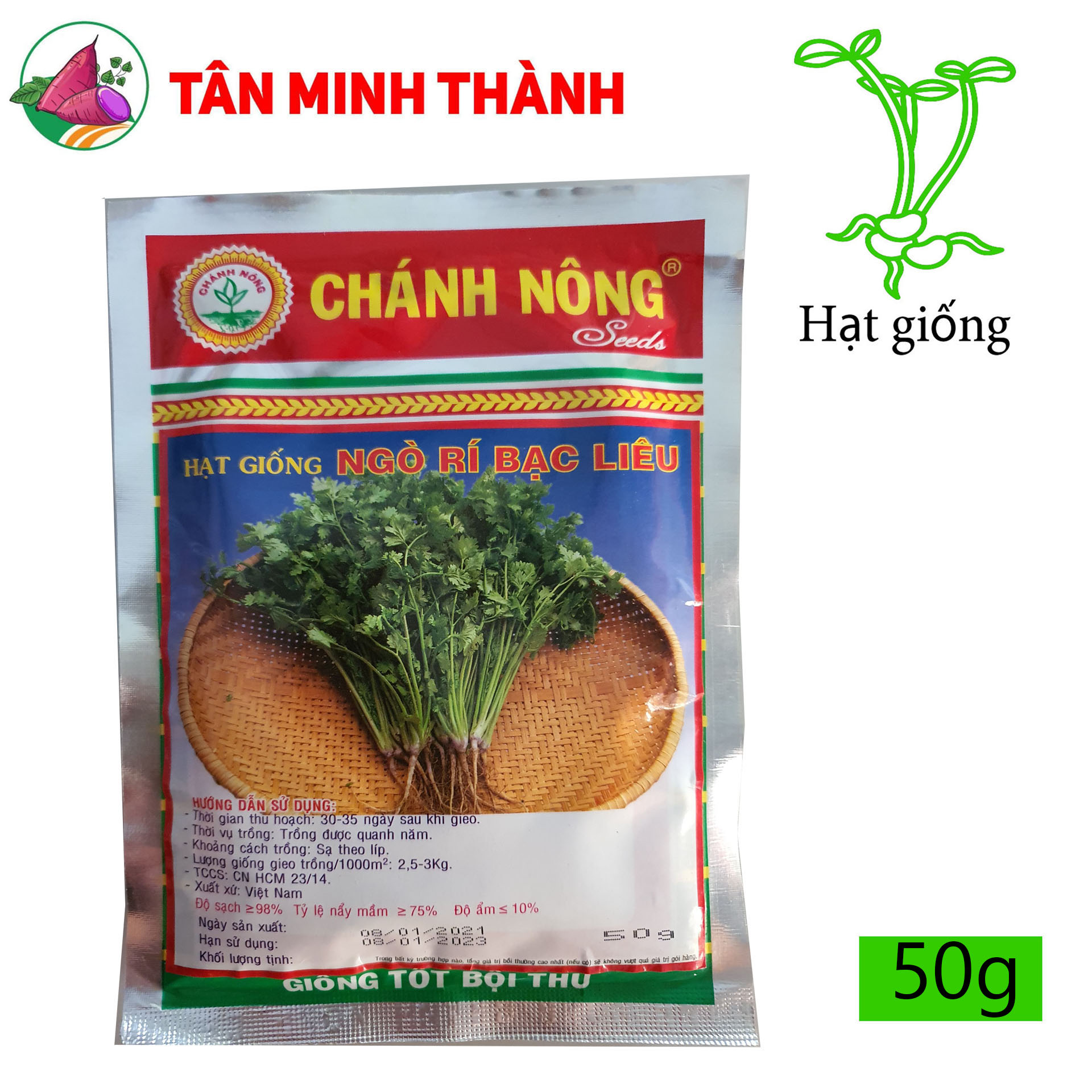 Ngò Rí Bạc Liêu - Hạt giống Chánh Nông