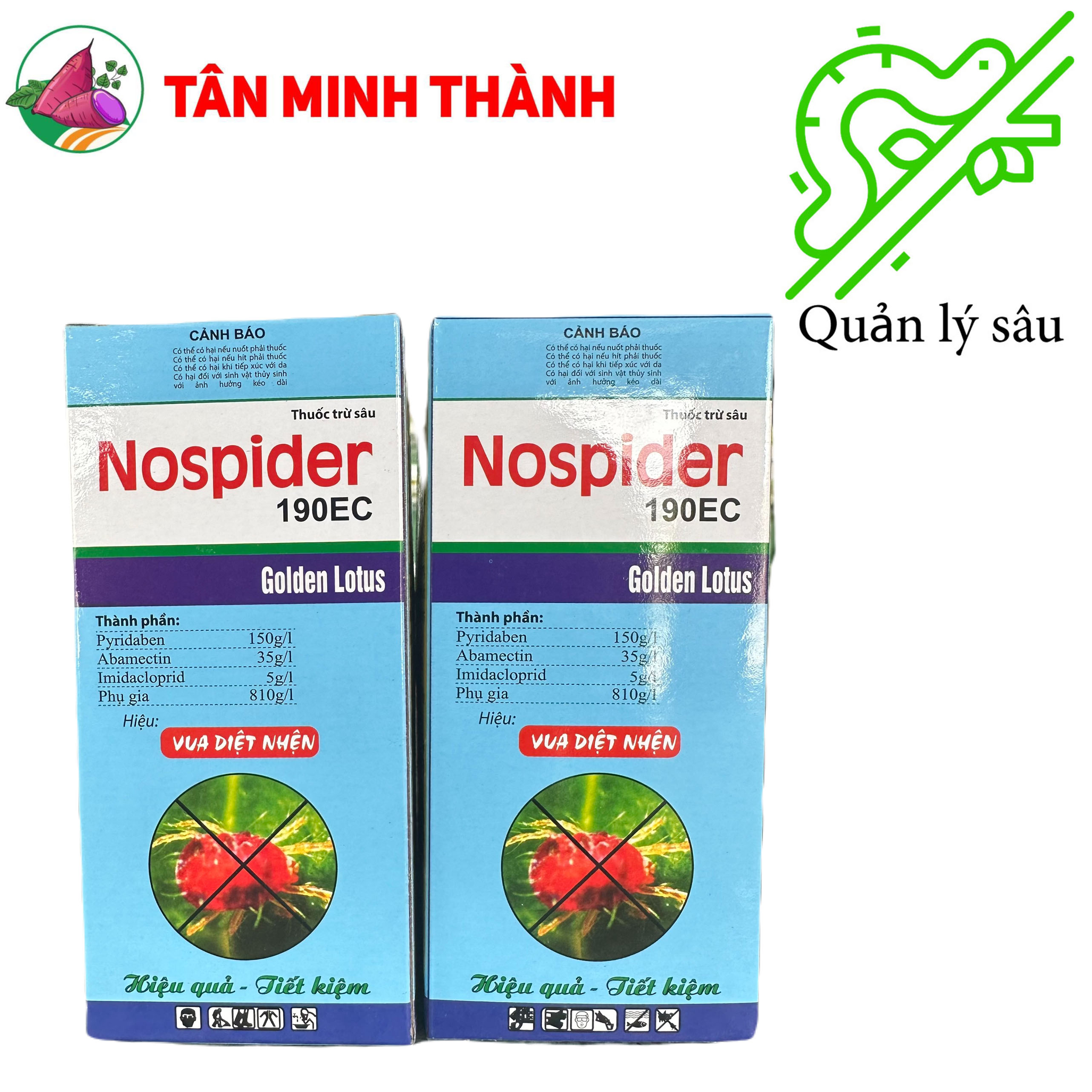 Nospider 190EC - Thuốc đặc trị nhện đỏ, bọ trĩ