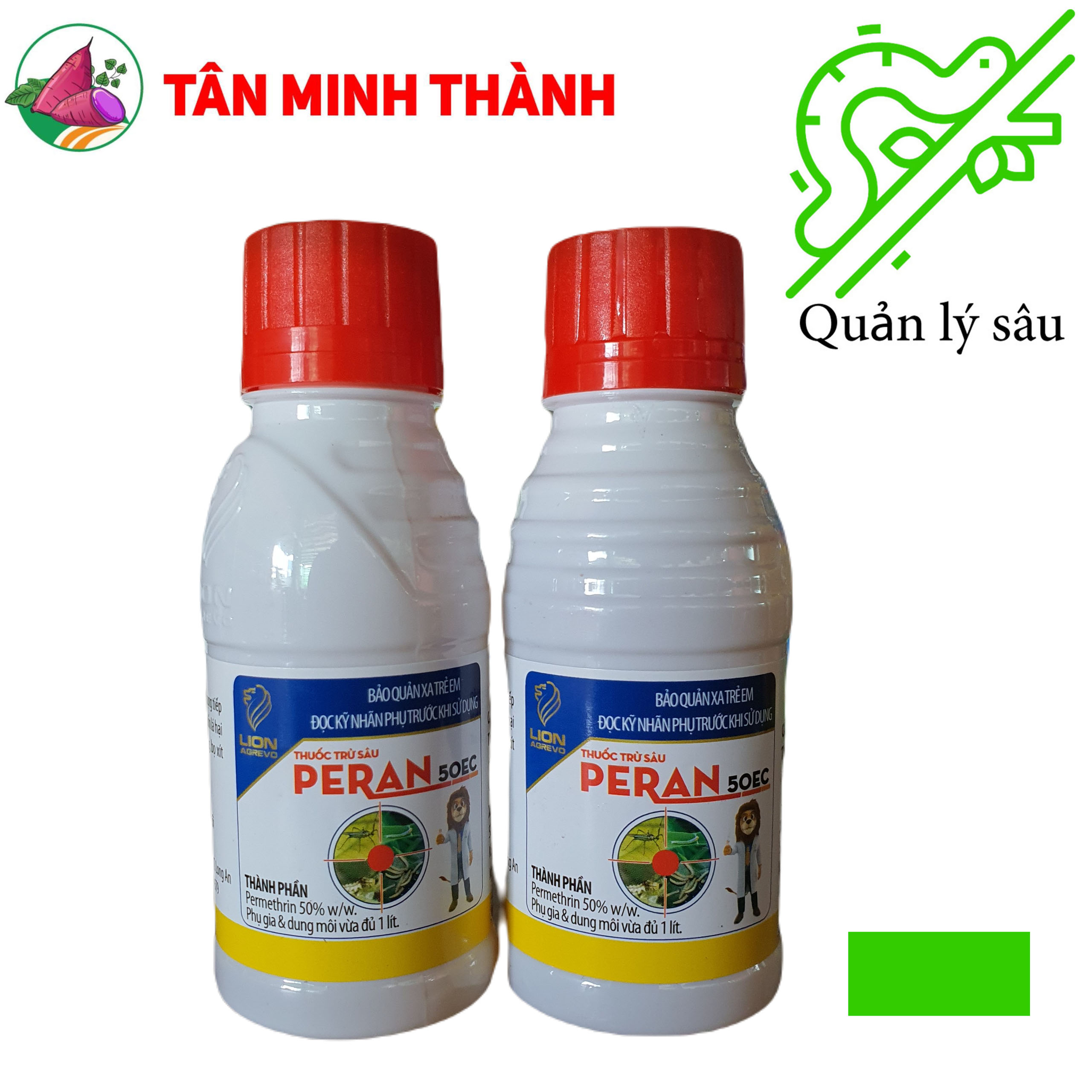Peran 50EC - Thuốc trừ sâu cuốn lá, sâu đục quả, bọ xít muỗi, sâu đục thân, sâu xanh, sâu vẽ bùa, rệp sáp, rầy nâu