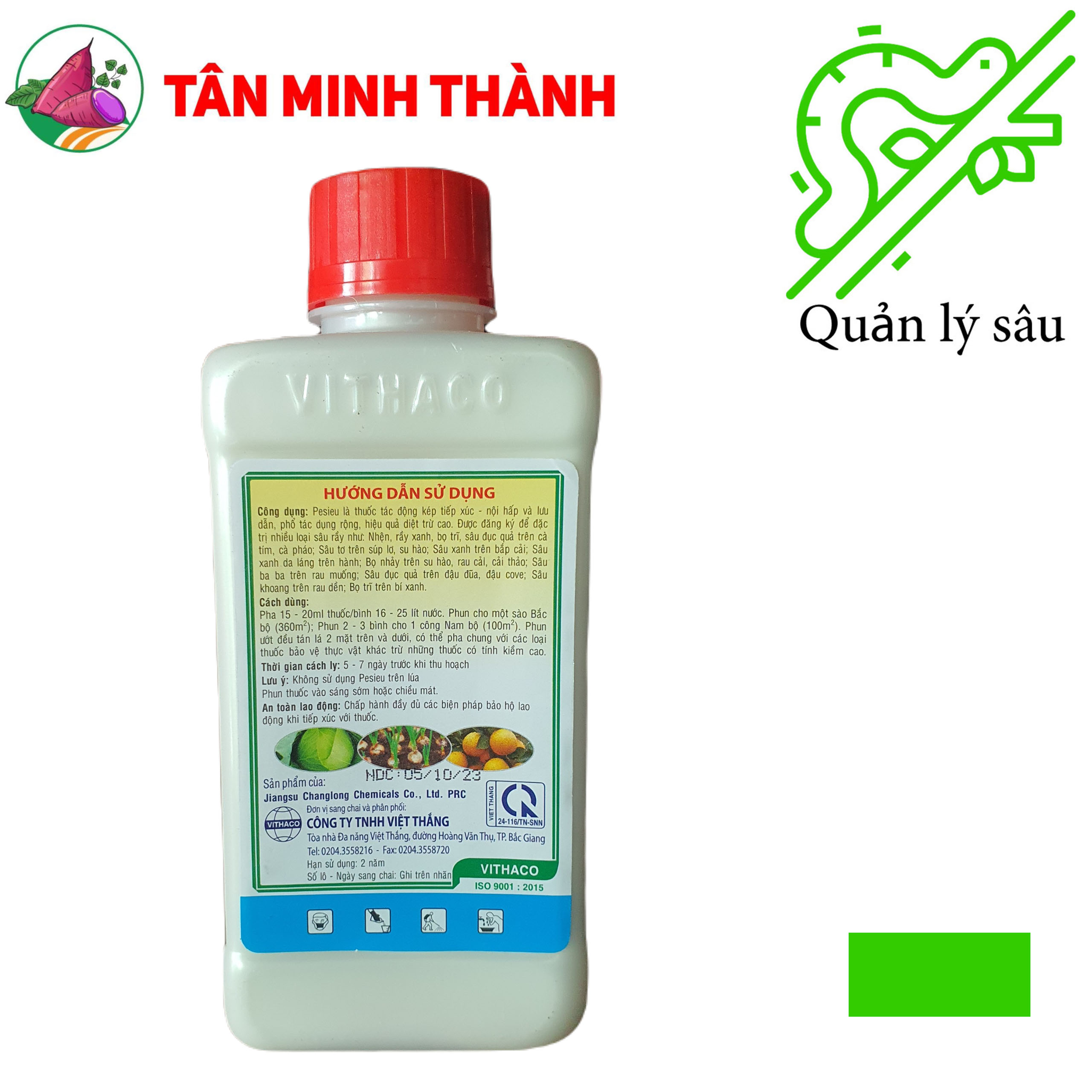 Pesieu 500SC - Thuốc trừ sâu ống hành, bọ nhảy, sùng khoai lang, sâu khoang, bọ trĩ, bọ cánh tơ, nhện đỏ, rầy rệp