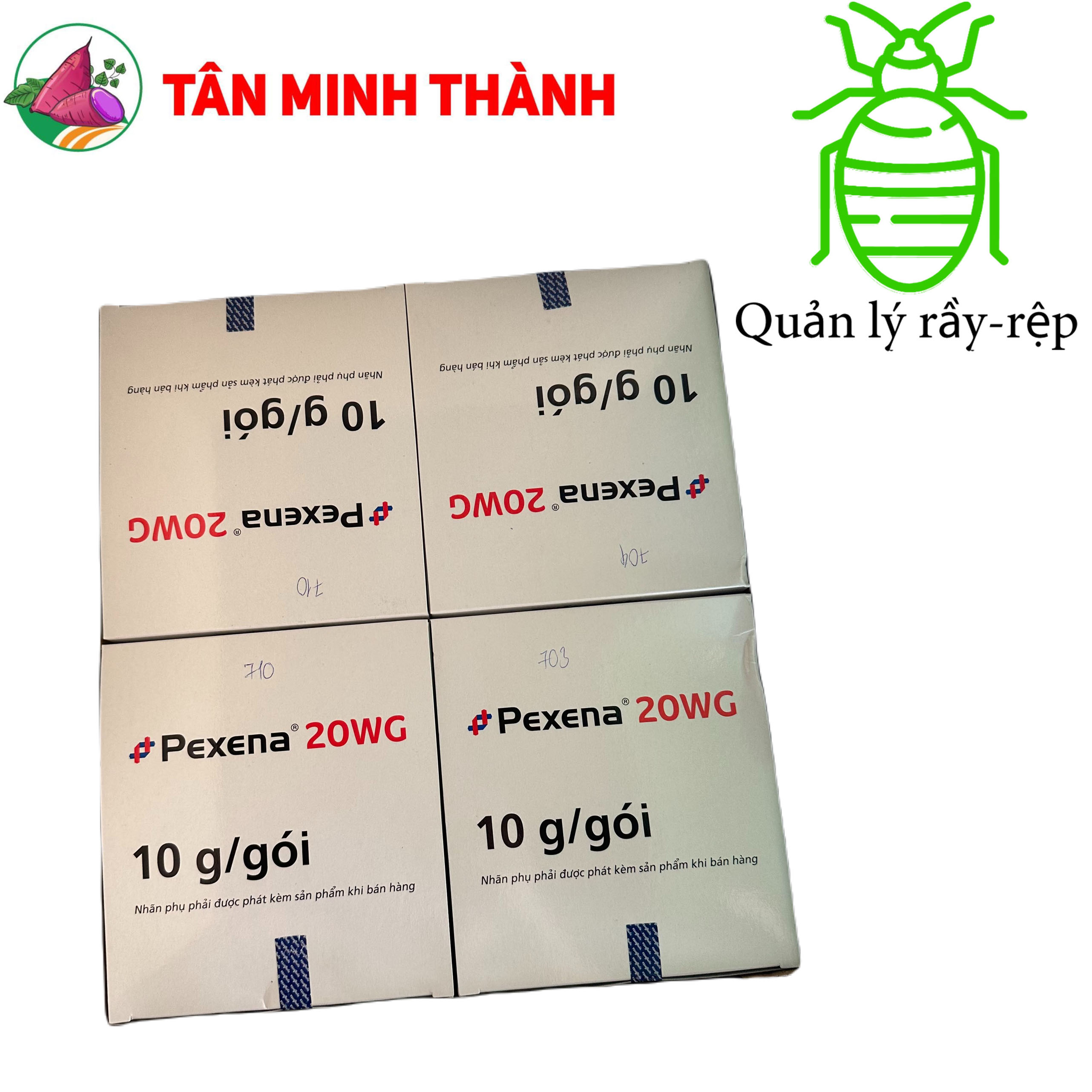 Pexena 20WG Syngenta Dạng Cốm - Thuốc đặc trị rầy nâu, rầy phấn trắng