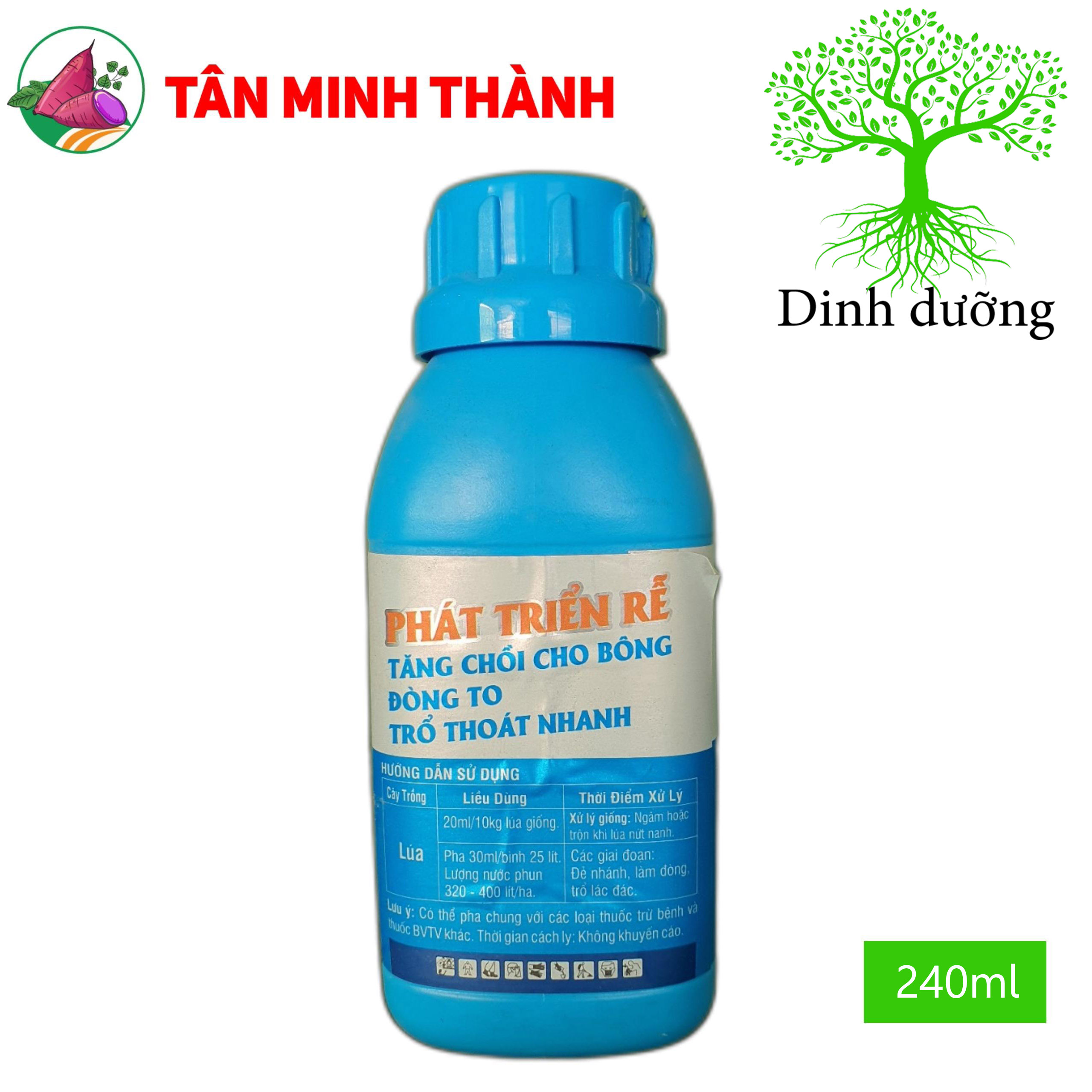 Plasti Mula Tân Thành 1SL - Thuốc kích thích ra rễ, tăng chồi cho bông, đòng to trổ thoát nhanh