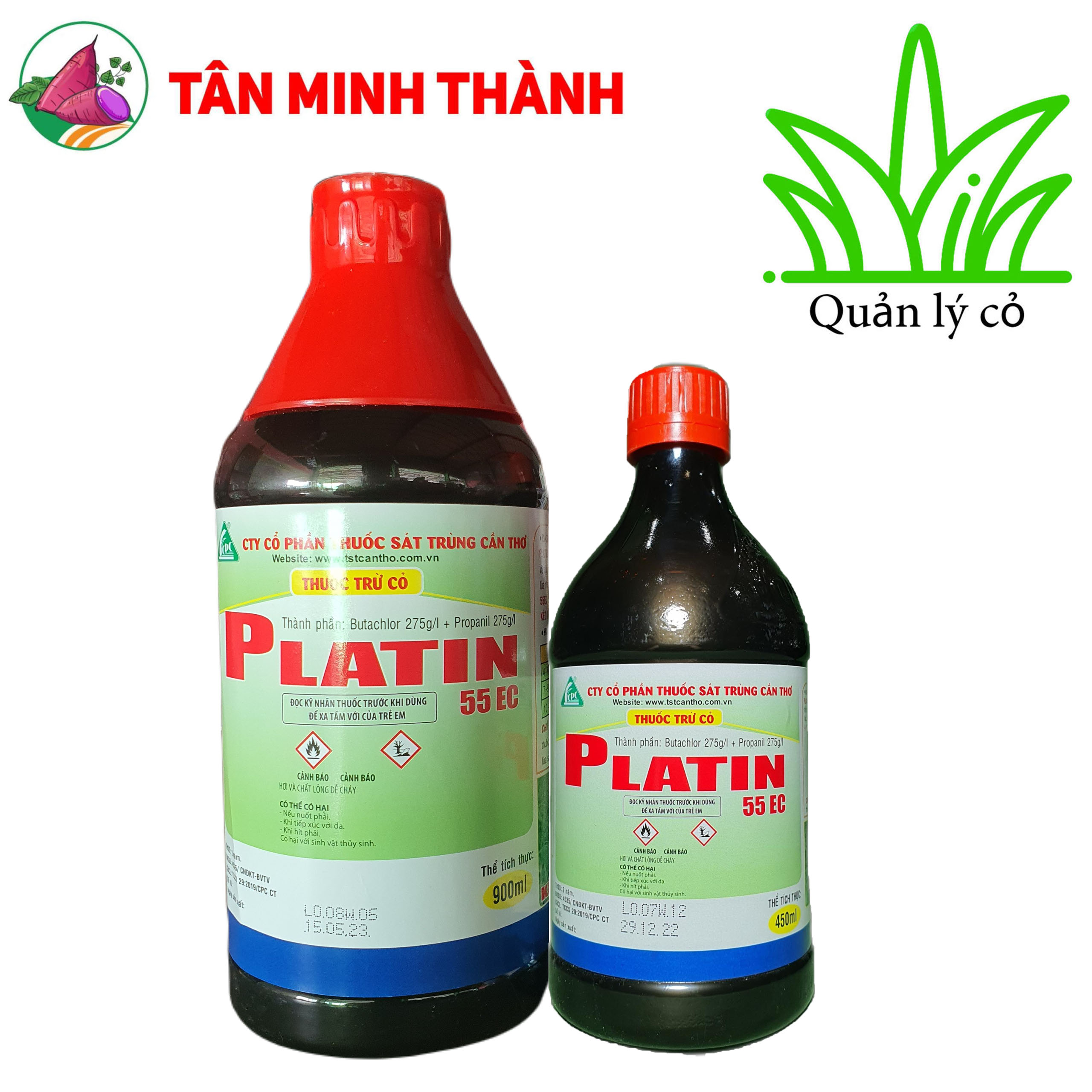 Platin 55EC - Thuốc trừ cỏ trên lúa, diệt cỏ lồng vực, cỏ đuôi phụng, cỏ chác lác
