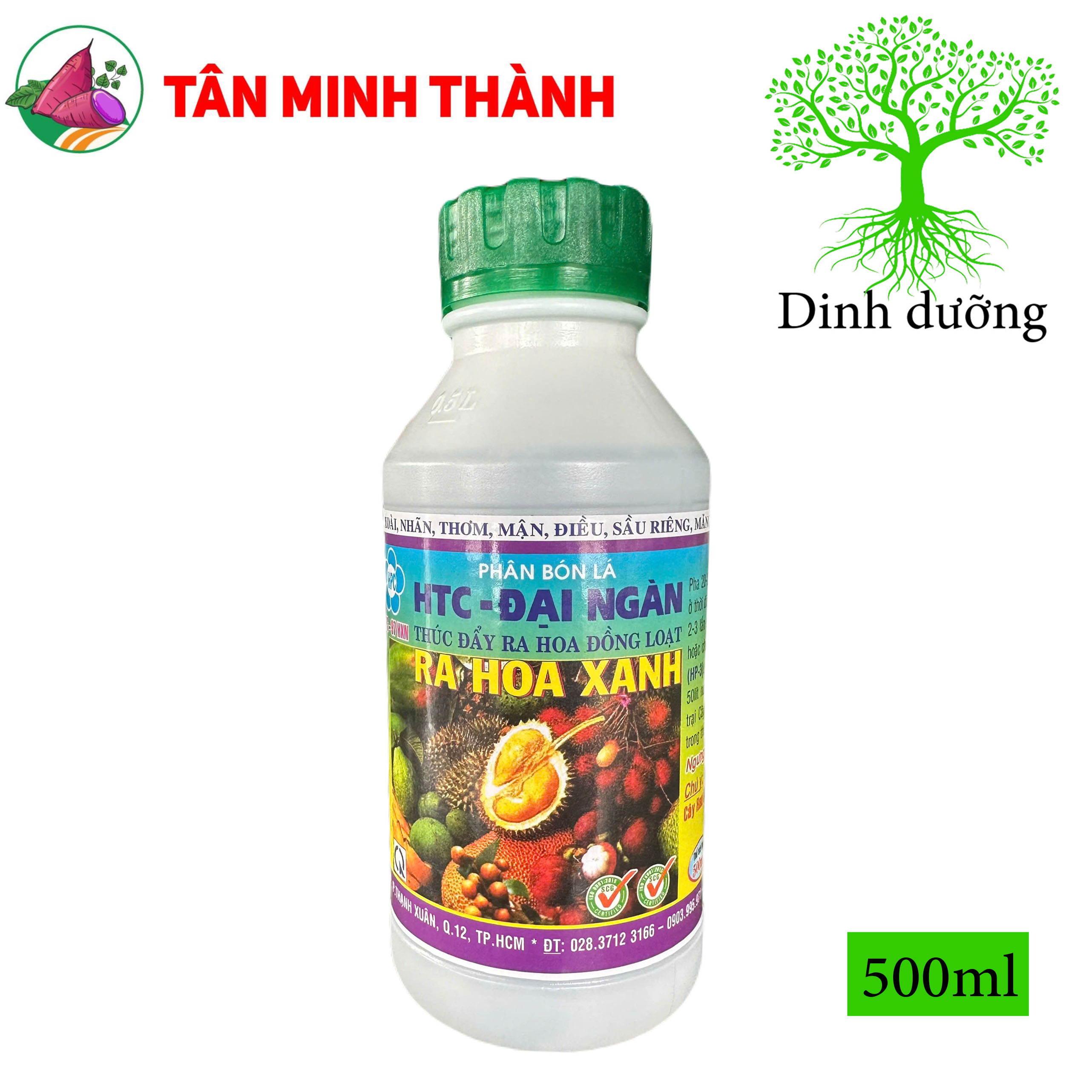 Ra Hoa Xanh Đại Ngàn - Thuốc ra hoa đồng loạt, chặn đọt, già lá nhanh, phân hóa mầm hoa