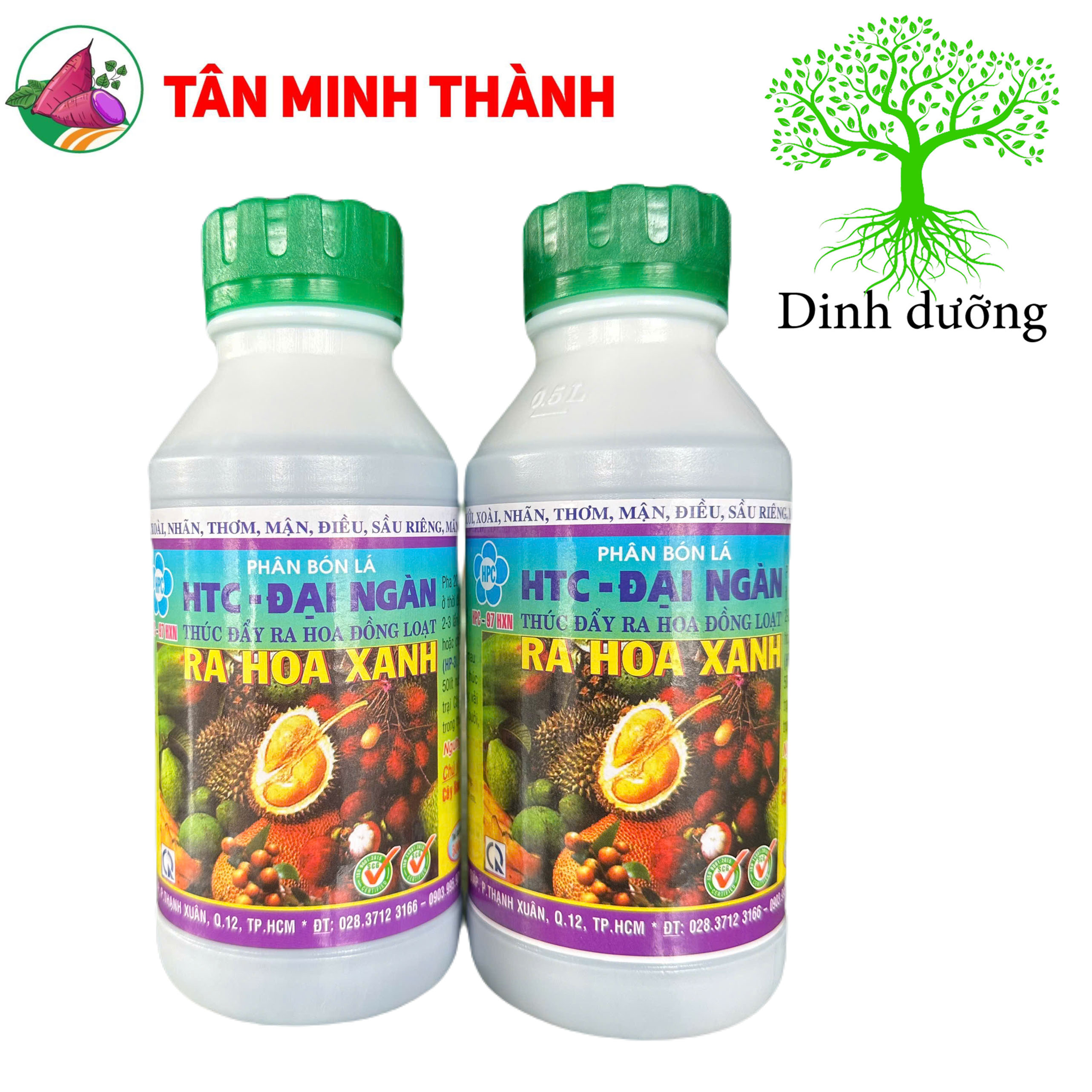 Ra Hoa Xanh Đại Ngàn - Thuốc ra hoa đồng loạt, chặn đọt, già lá nhanh, phân hóa mầm hoa