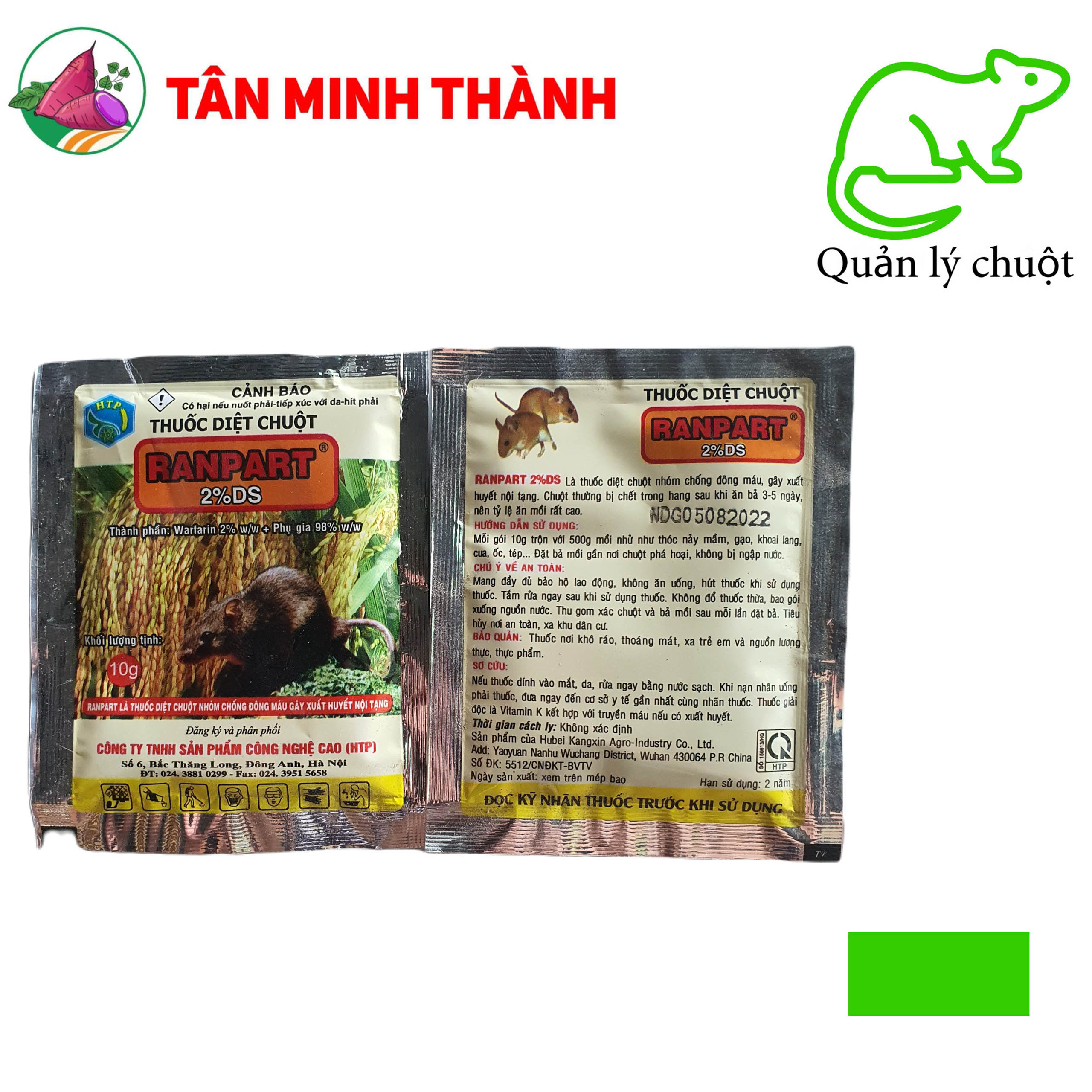Ranpart 2DS - Thuốc diệt chuột thông minh