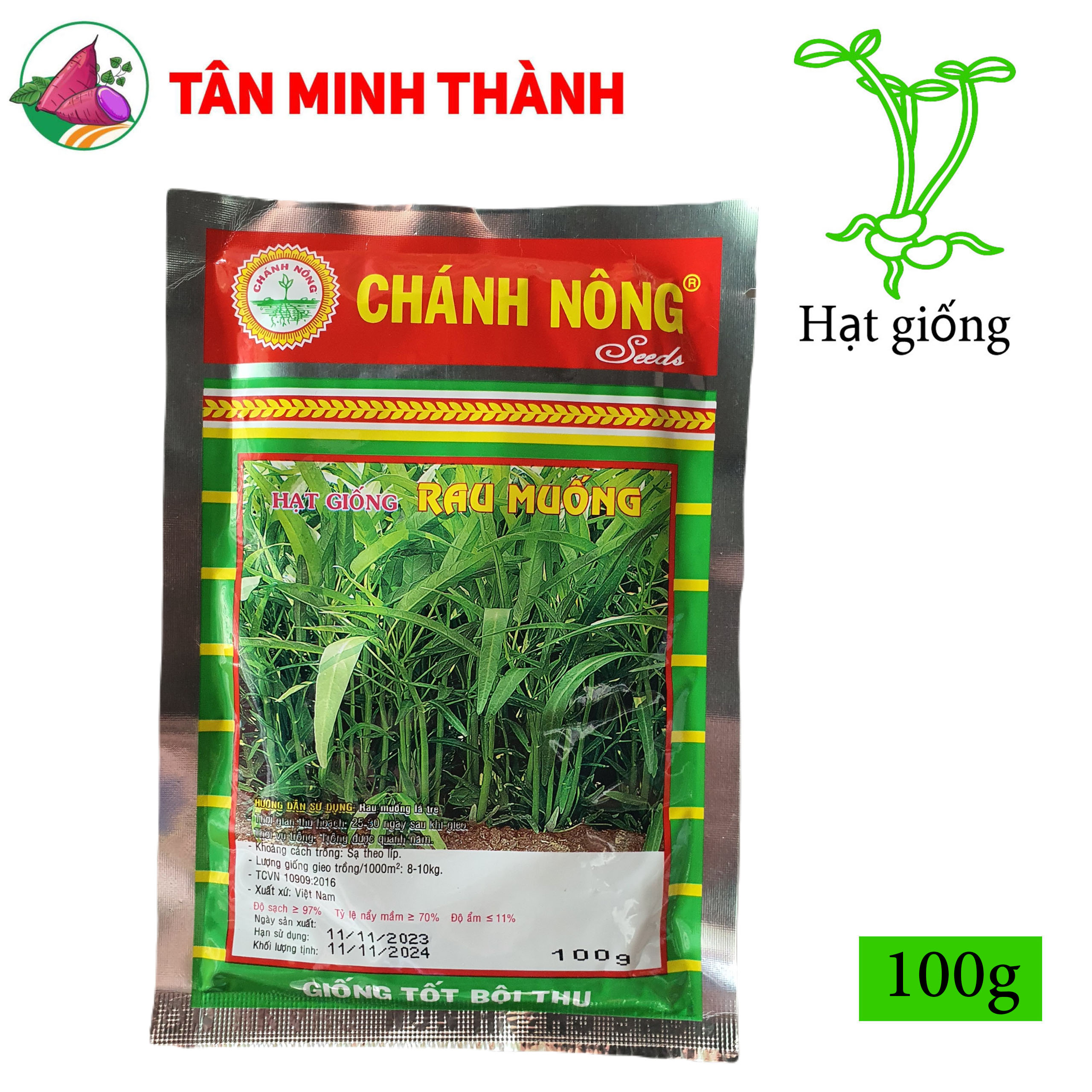 Rau Muống - Hạt giống Chánh Nông