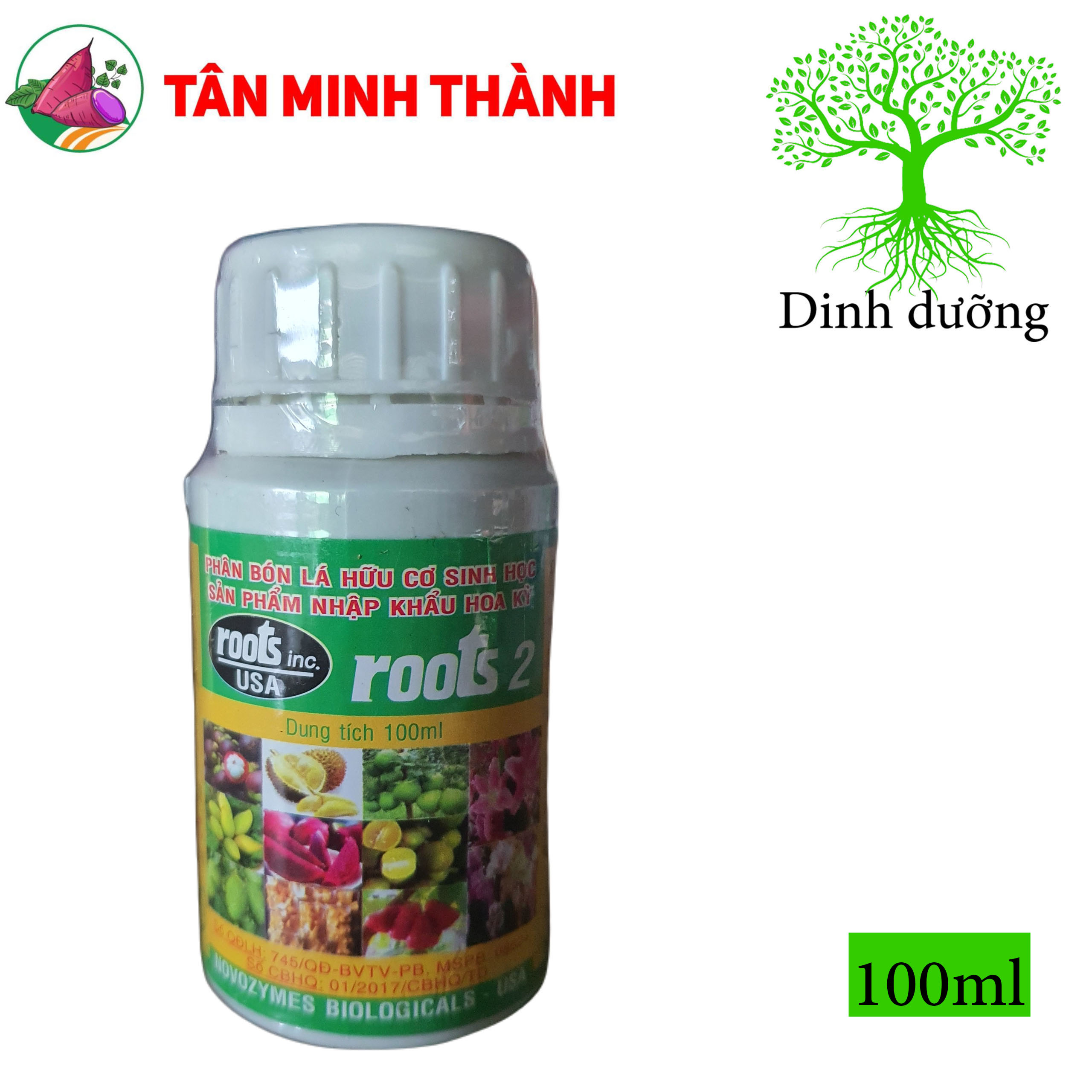 Roots 2 USA - Thiên Đức - Giải độc thuốc bảo vệ thực vật, kích rễ mạnh, cải tạo đất, hạ phèn, giảm mặn