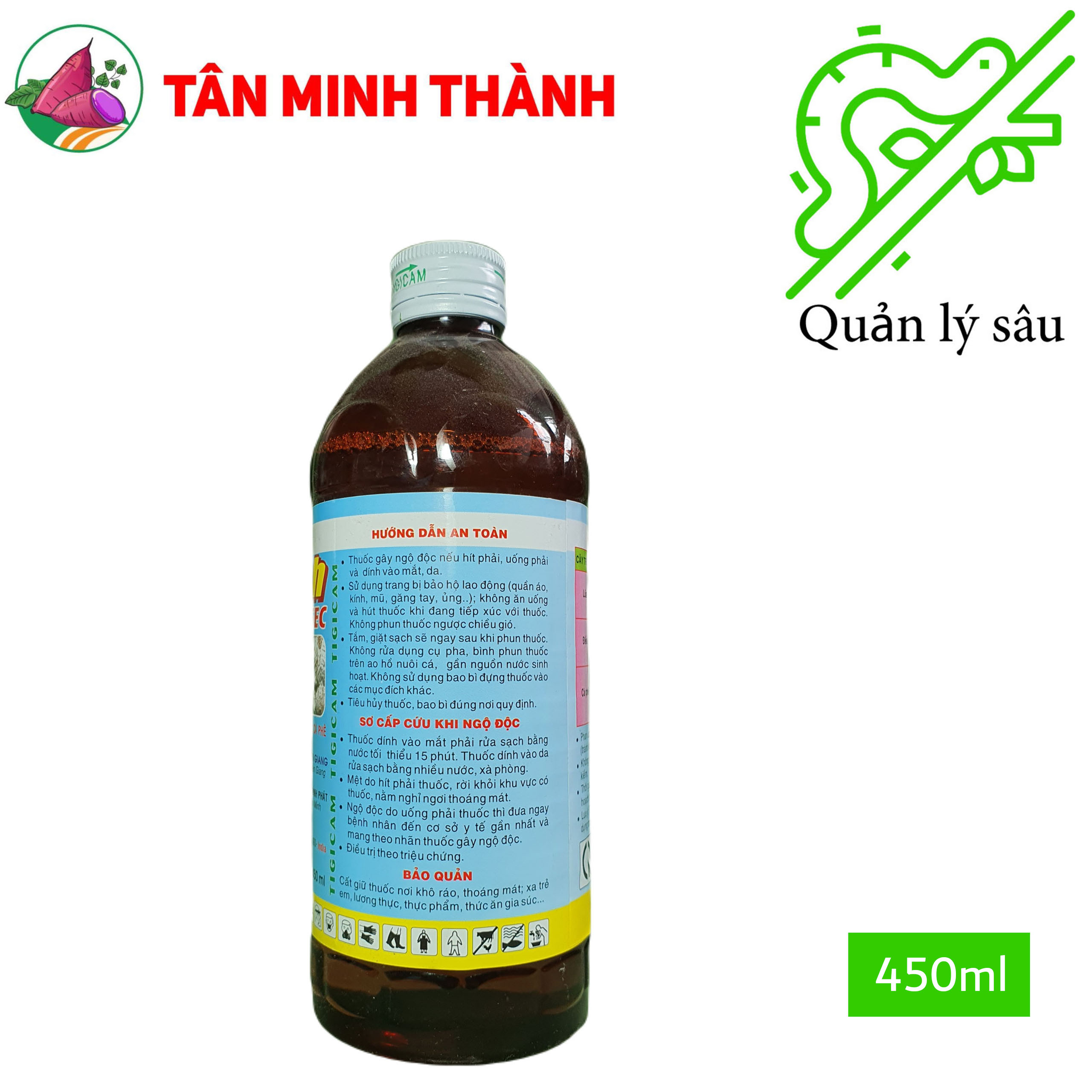 Sherbush 25EC - Thuốc đặc trị sâu keo mùa thu, rệp sáp, sùng khoai lang, bọ xít, sâu đục củ
