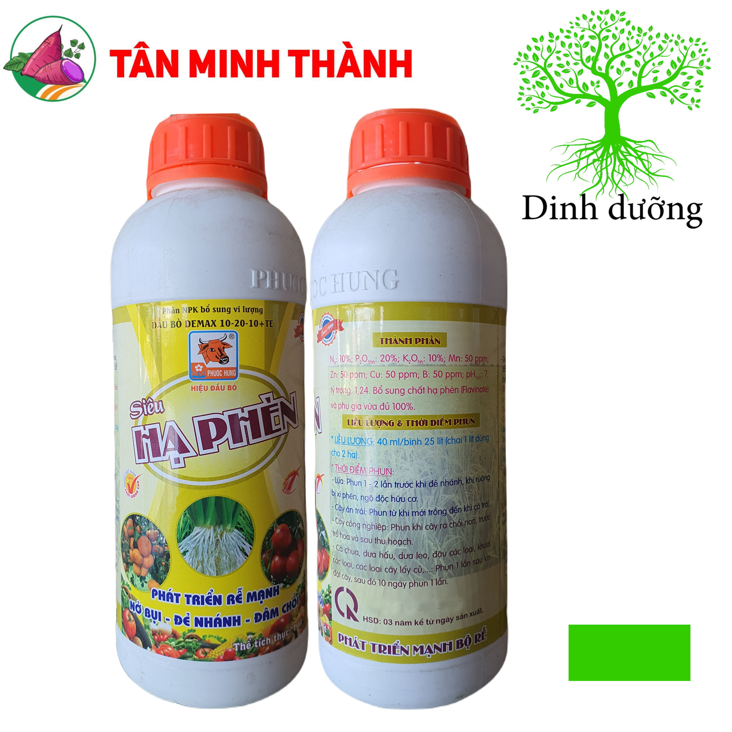 Siêu Hạ Phèn - Đầu Bò - Thuốc giải độc phèn, ra rễ cực mạnh, nở bụi, đẻ nhánh, đâm chồi