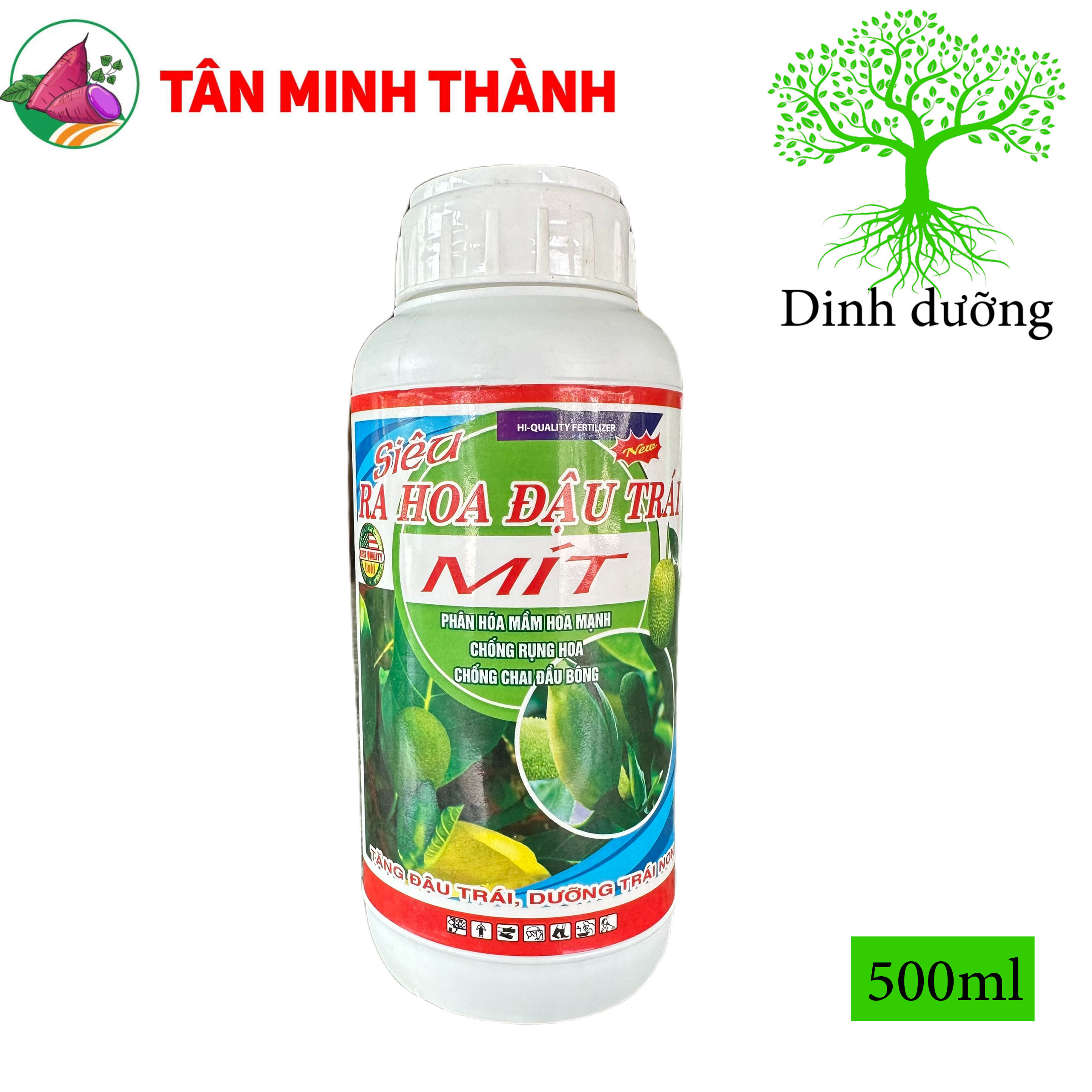 Siêu ra hoa đậu trái Mít 999 - Phân hóa mầm hoa, đậu trái chống rụng hoa, chống chai đầu bông