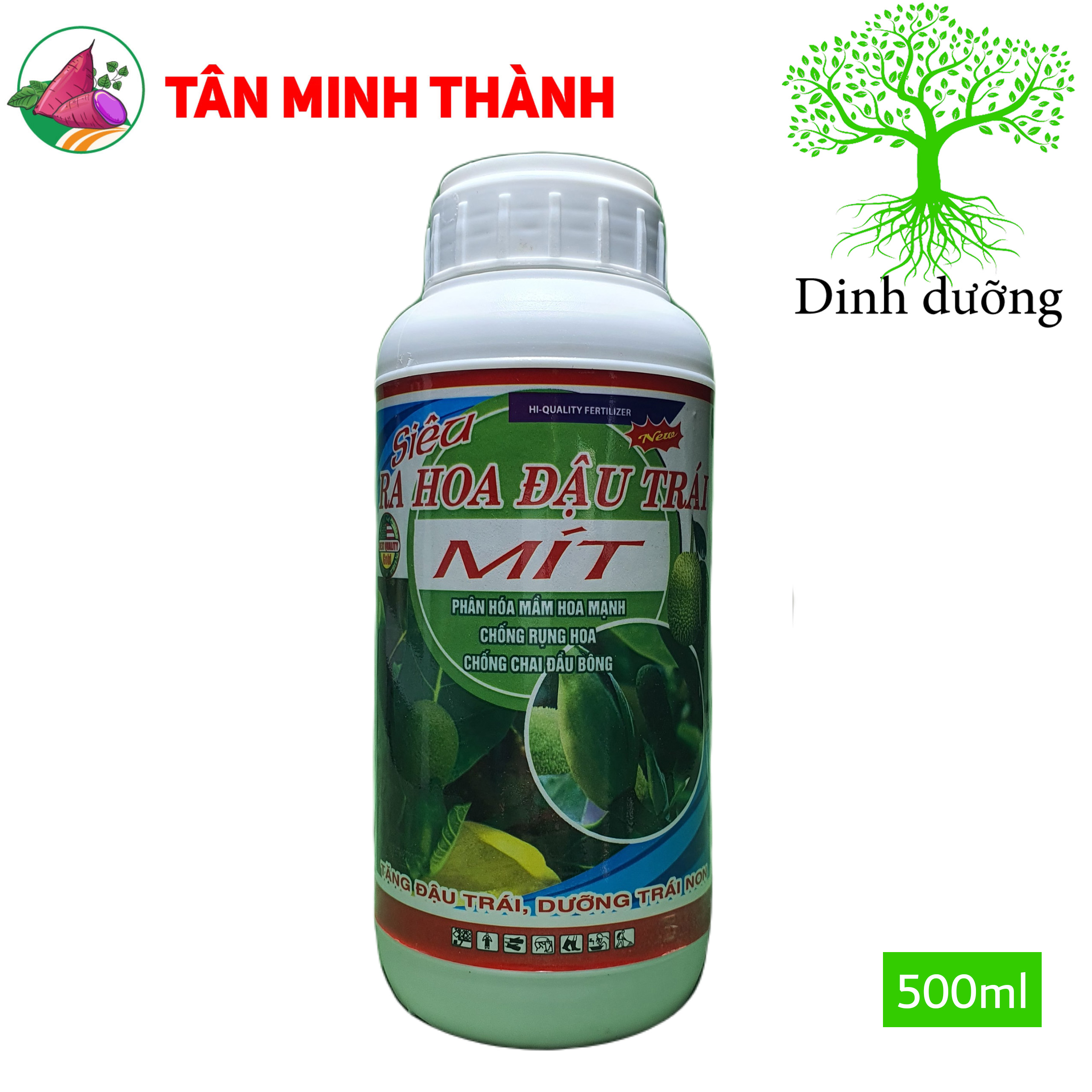 Siêu ra hoa đậu trái Mít 999 - Phân hóa mầm hoa, đậu trái chống rụng hoa, chống chai đầu bông