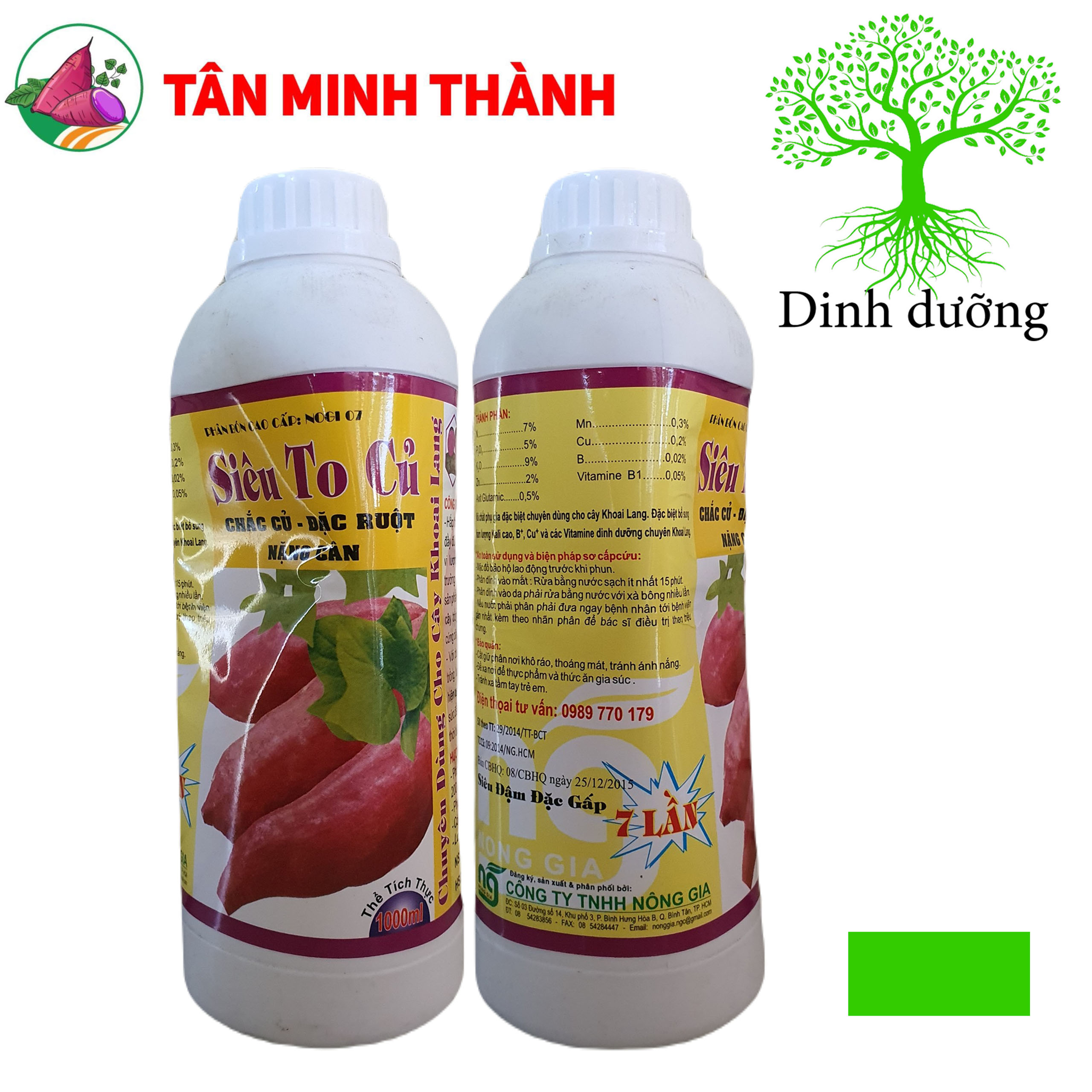 Siêu To Củ Khoai Lang - Thuốc đứng dây lớn củ, chắc củ khoai lang, ngừa thối củ, tim củ, sượng củ