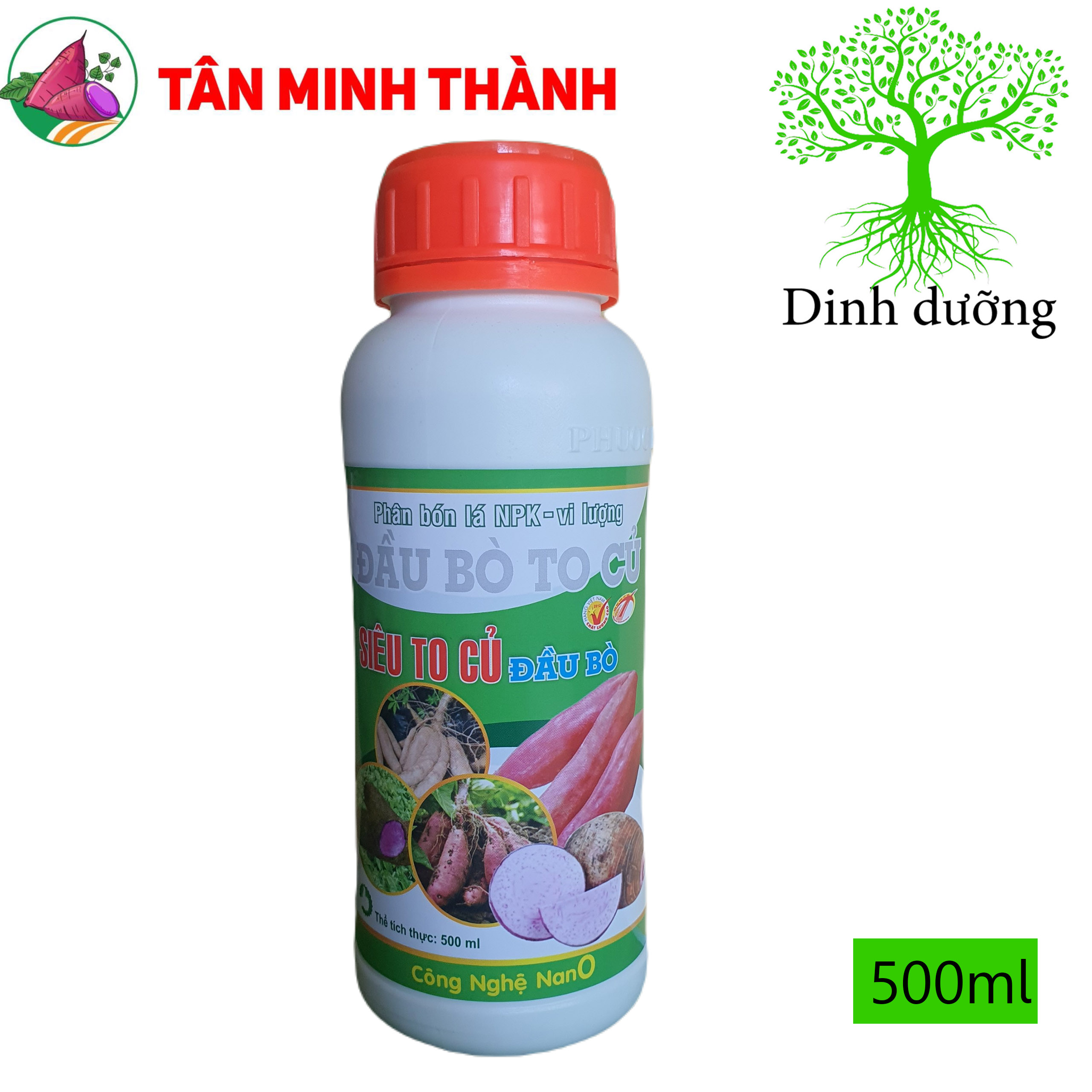 Siêu To Củ Phước Hưng - Giúp lớn củ, bóng da, đẹp màu, nặng ký, tạo nhiều tinh bột, phân bón lá cao cấp