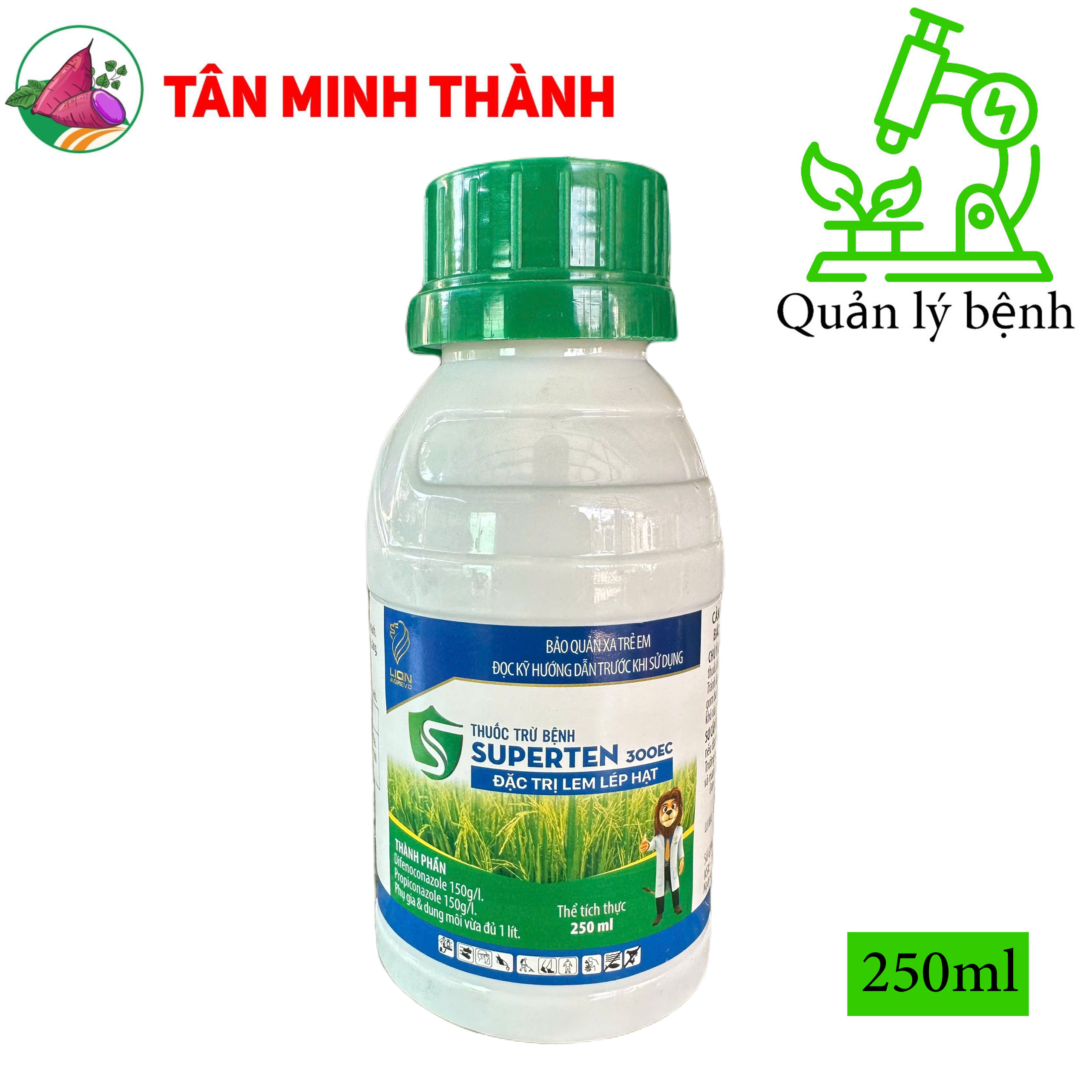 Super Ten 300EC - Thuốc trừ bệnh lem lép hạt, xanh lá đồng, sáng hạt