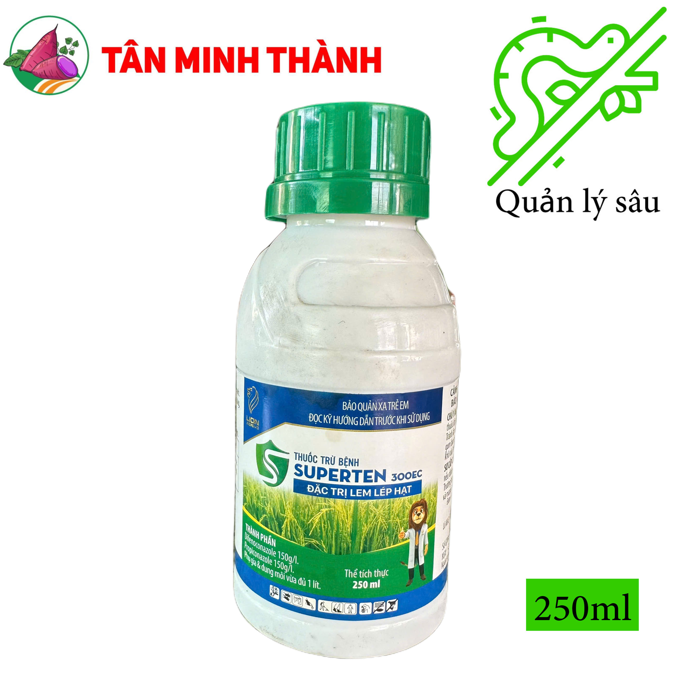 Super Ten 300EC - Thuốc trừ bệnh lem lép hạt, xanh lá đồng, sáng hạt