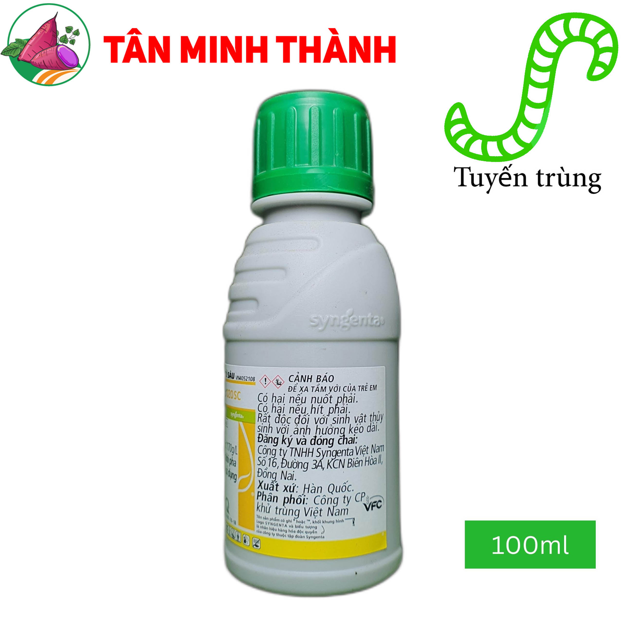 Tervigo 020SC - Thuốc đặc trị tuyến trùng rễ trên sâu riêng, cà phê, hồ tiêu, thanh long, khoai tây, cam, khoai lang, mít