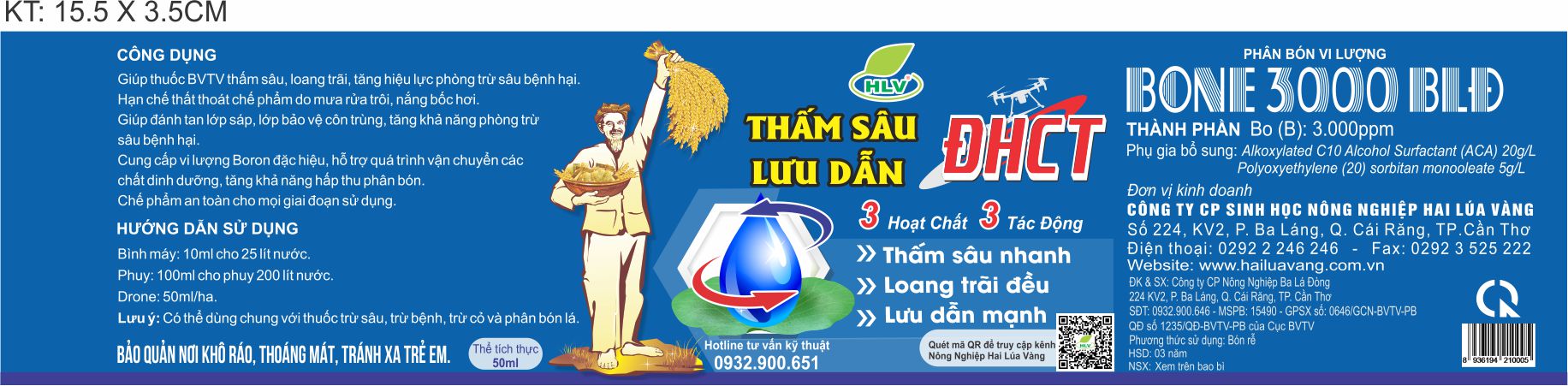 Thấm sâu lưu dẫn ĐHCT - Thuốc bám dính, loang trái, trợ lực