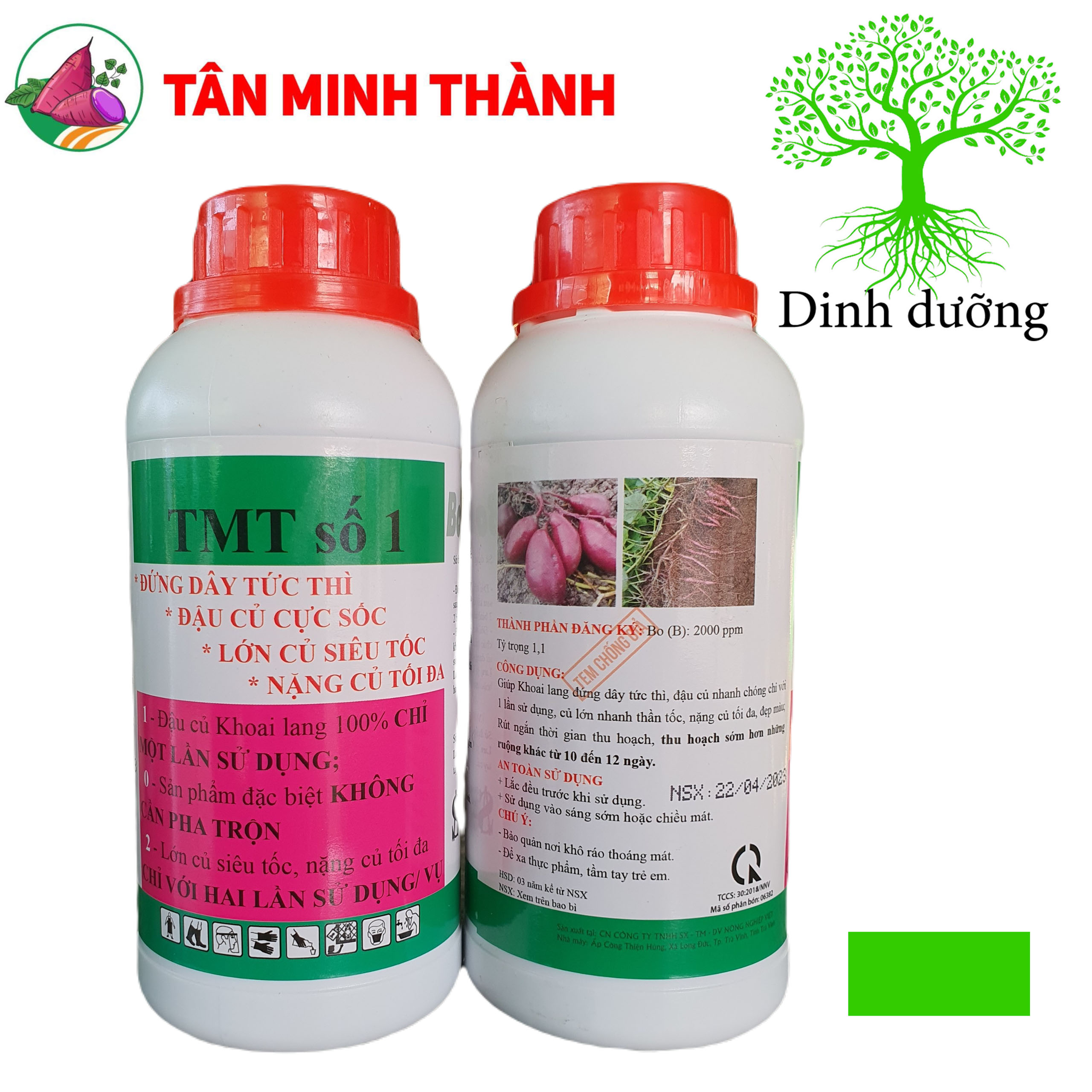 TMT Số 1 - Đậu củ khoai lang 100%, đứng dây tức thì, đậu củ cực sốc, lớn củ siêu tốc, nặng củ tối đa