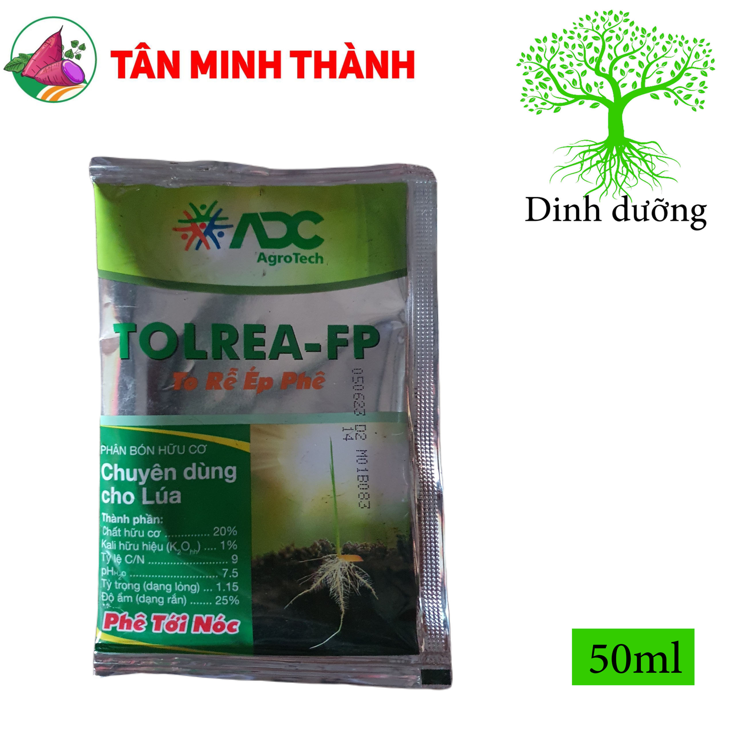 Tolrea-FP - Thuốc kích thích hạt nảy mầm mạnh, mầm mập, rễ to, rễ dài, đẻ nhánh sớm