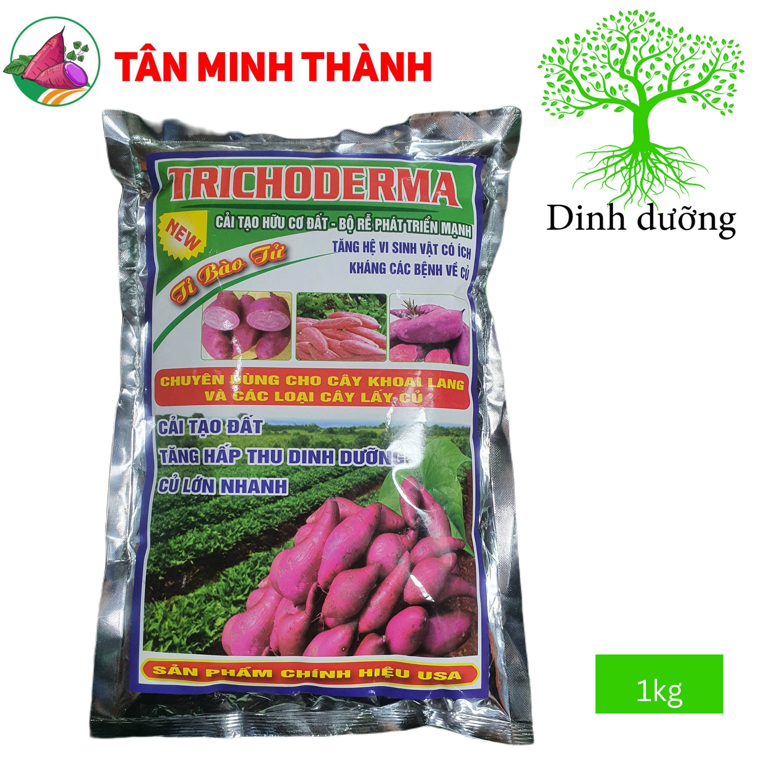 Trichoderma DHL - Thuốc cải tạo đất, phát triển rễ,  giải độc hữu cơ, tăng hệ vi sinh đất, đối kháng nấm khuẩn hại