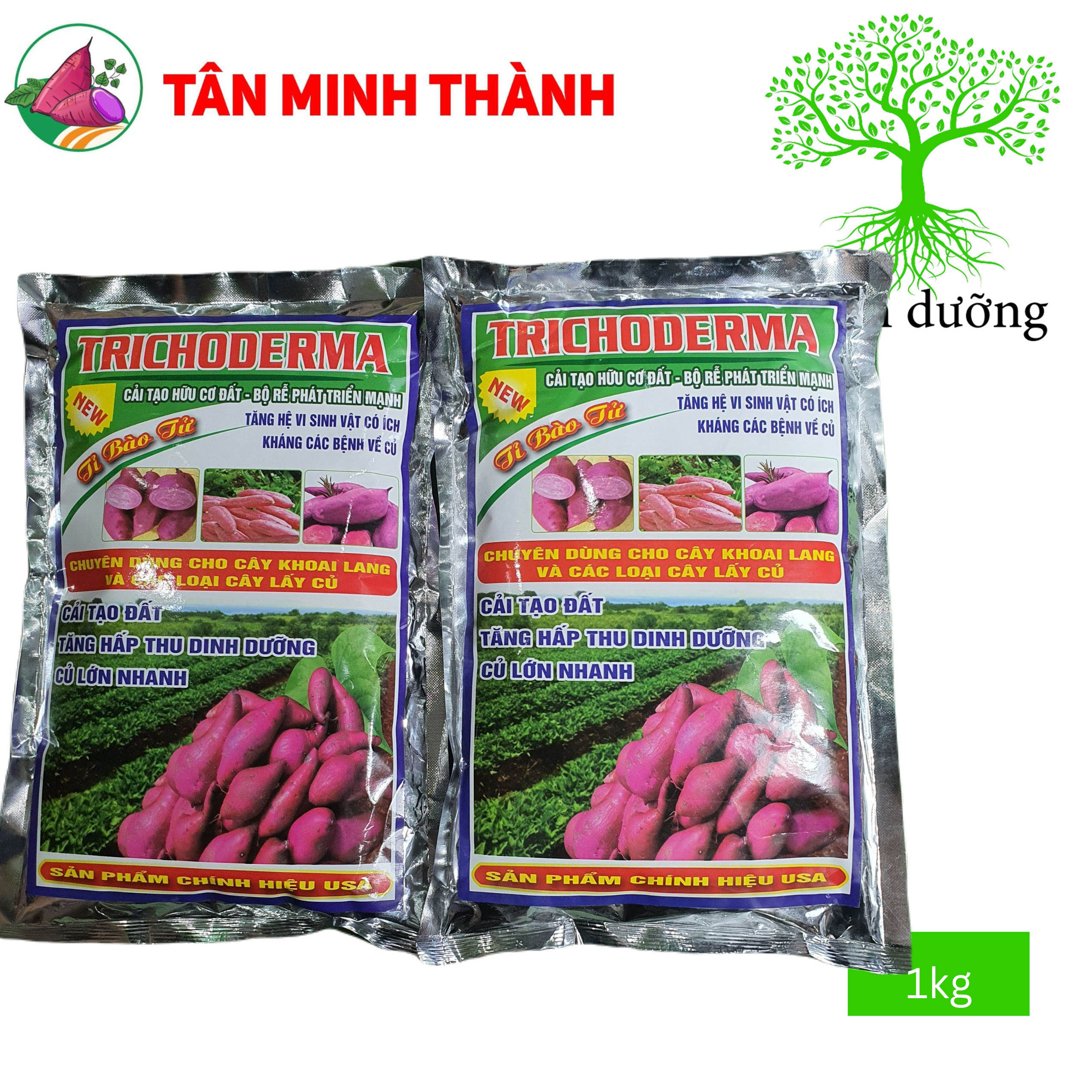 Trichoderma DHL - Thuốc cải tạo đất, phát triển rễ,  giải độc hữu cơ, tăng hệ vi sinh đất, đối kháng nấm khuẩn hại