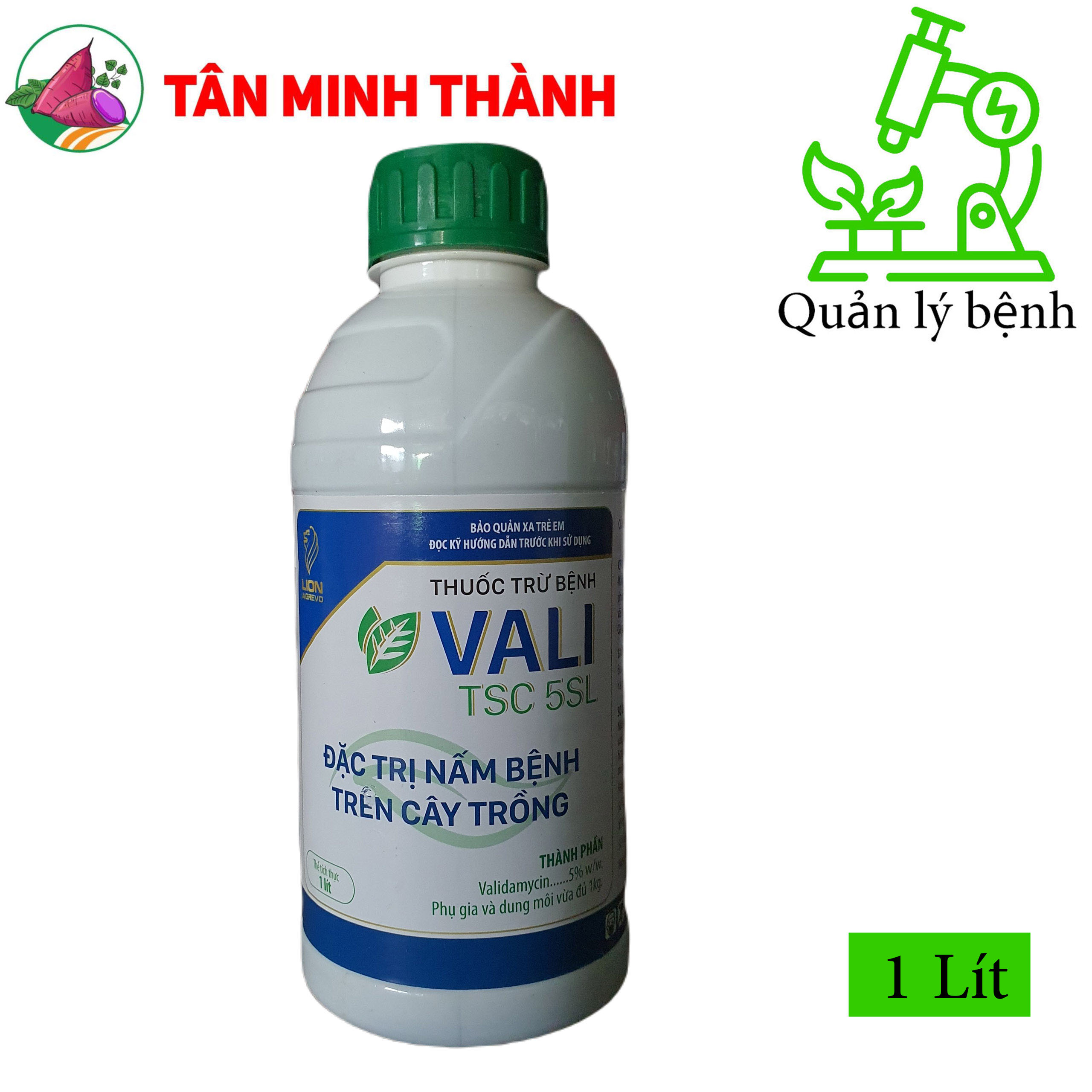 Vali 5SL TSC Lion - Thuốc trừ nấm bệnh nấm hồng, đốm vằn, khô vằn, loét sọc mặt cạo